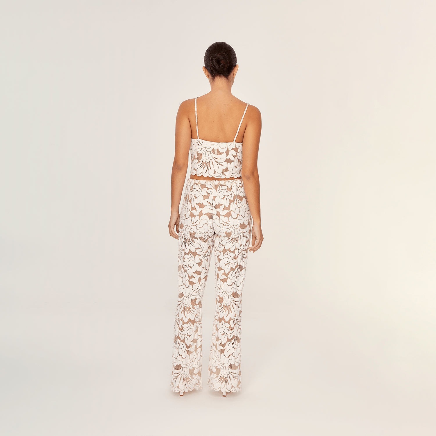 . PANTS 25 PANTS COTTON POLYAMIDE CREME 496