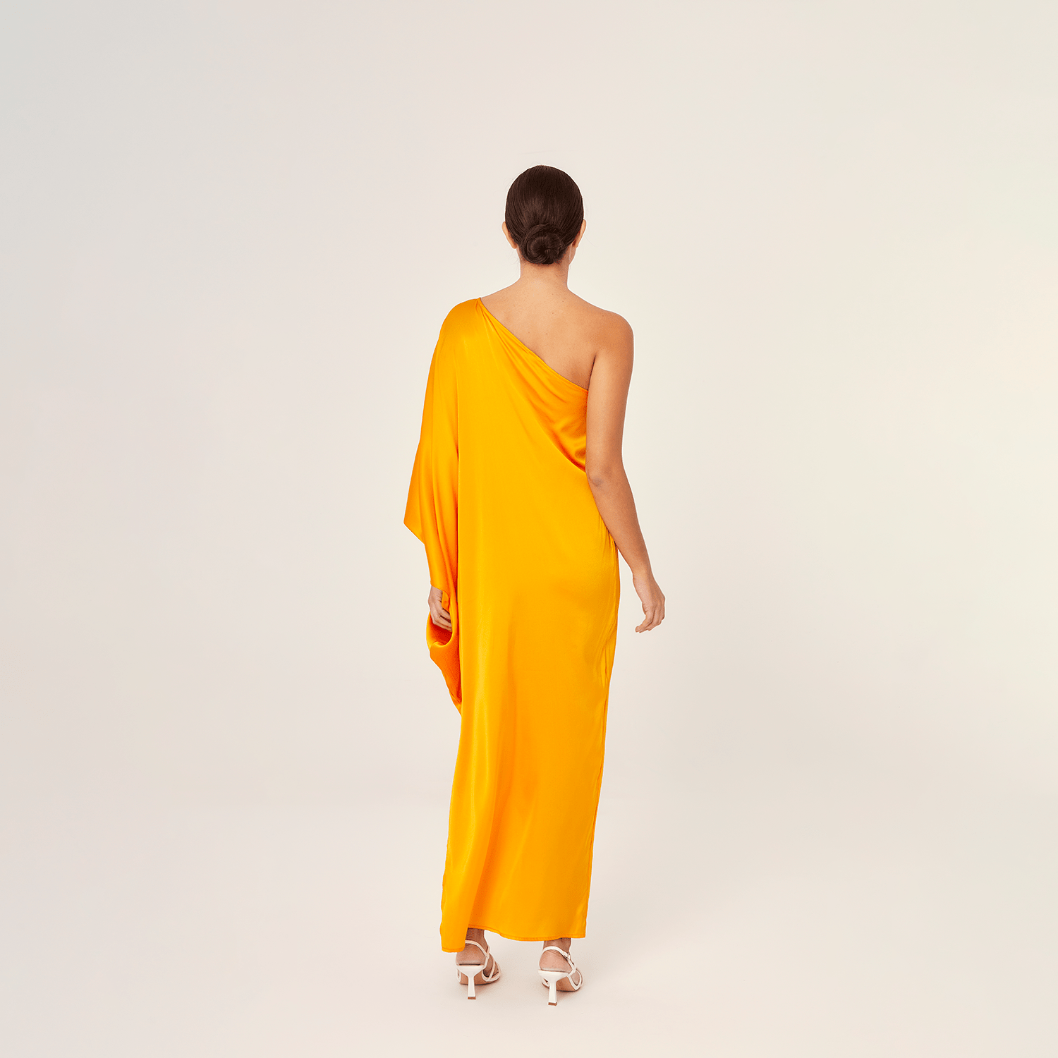 . DRESS 25 LONG TUNIC SILK ELASTANE PAPAYA 399