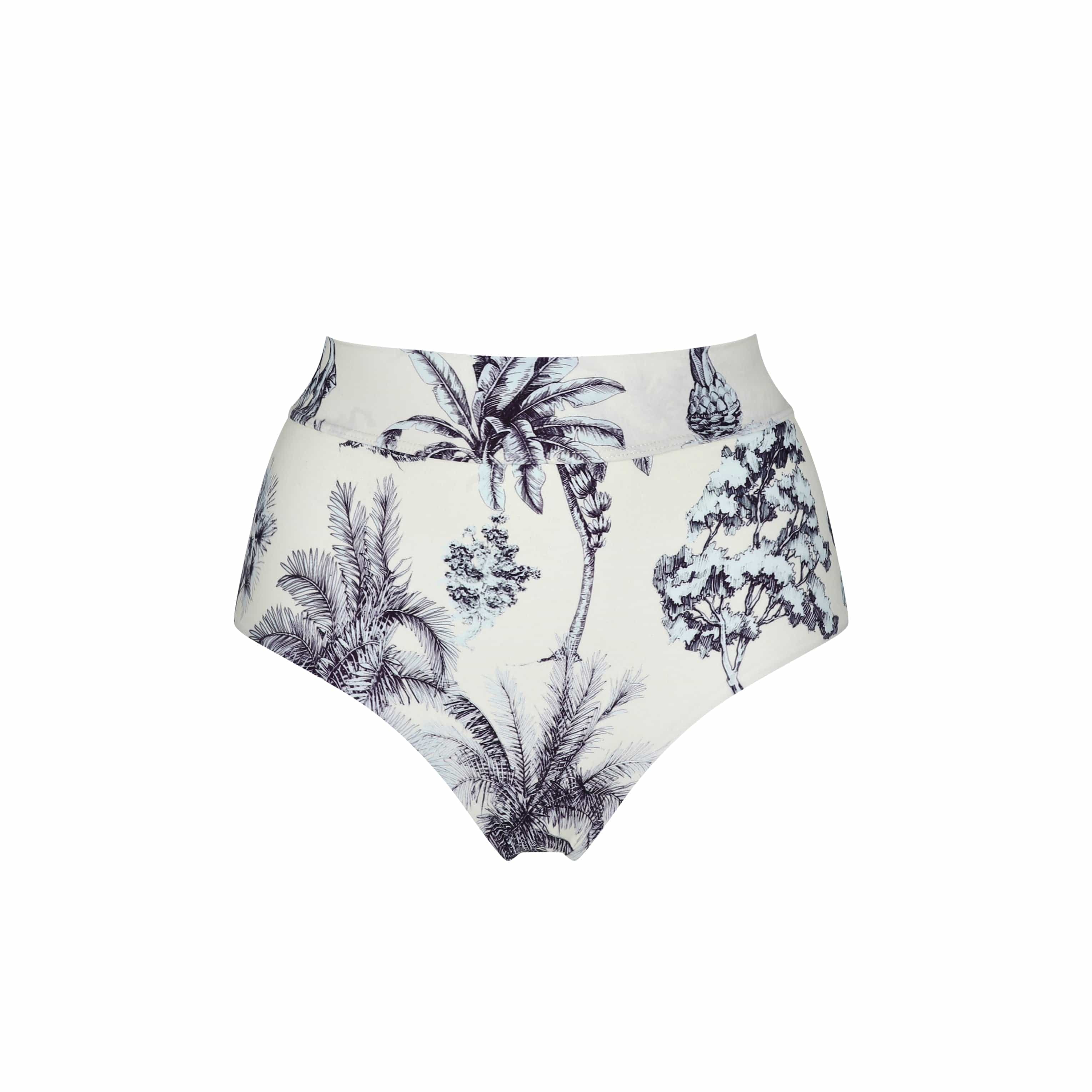 . BIKINI BOTTOM 24 HIGH RISE CLASSIC BOTTOM GRASSE BLEUE