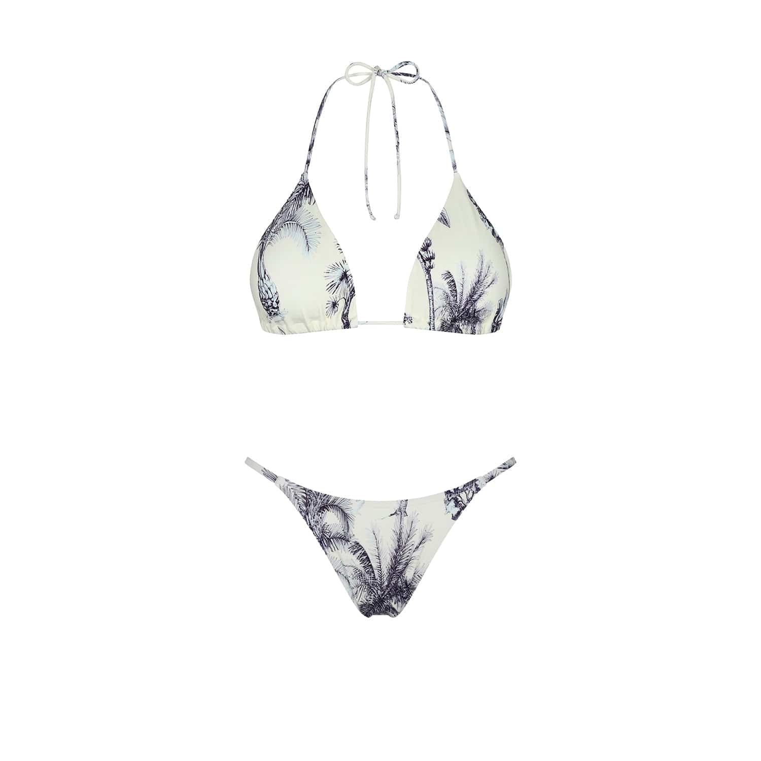 . BIKINI BOTTOM 24 STRING BOTTOM GRASSE BLEUE