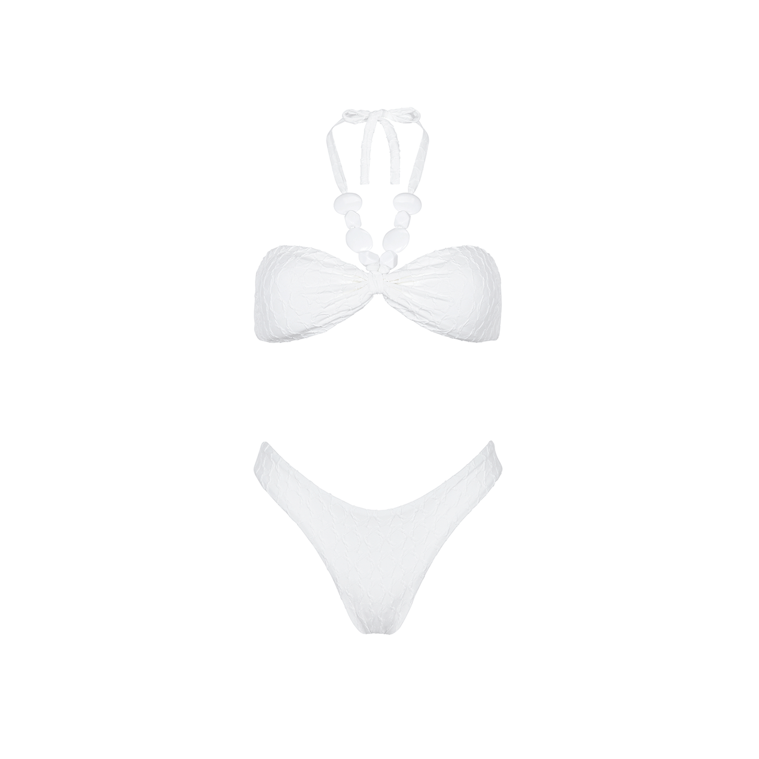 . BIKINI BOTTOM 26 HIGH LEG BOTTOM BLANC 23