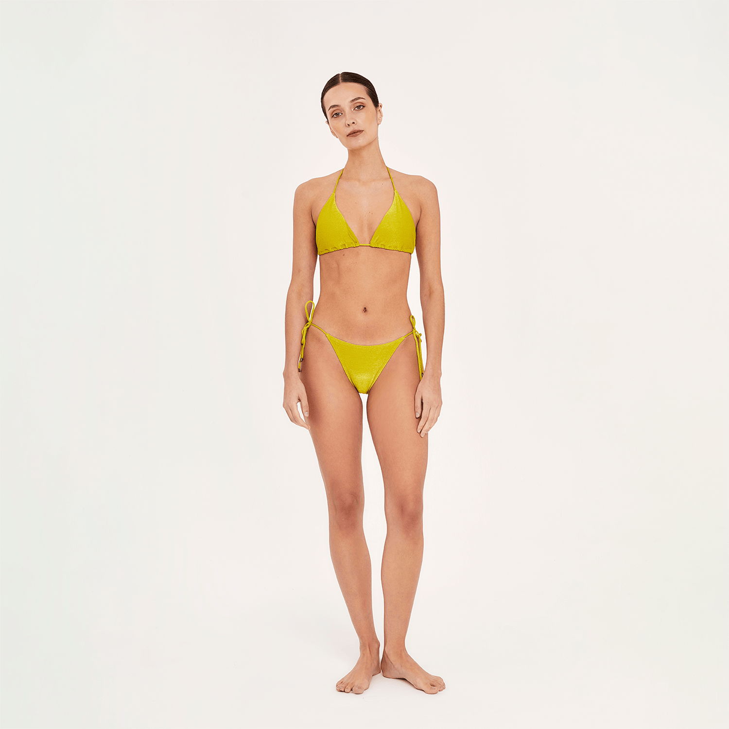 . BIKINI BOTTOM 26 SIDE TIE BOTTOM LIME 12