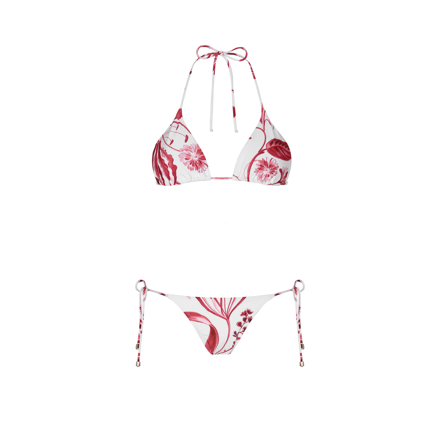 . BIKINI BOTTOM 26 SIDE TIE BOTTOM ROUGE 12