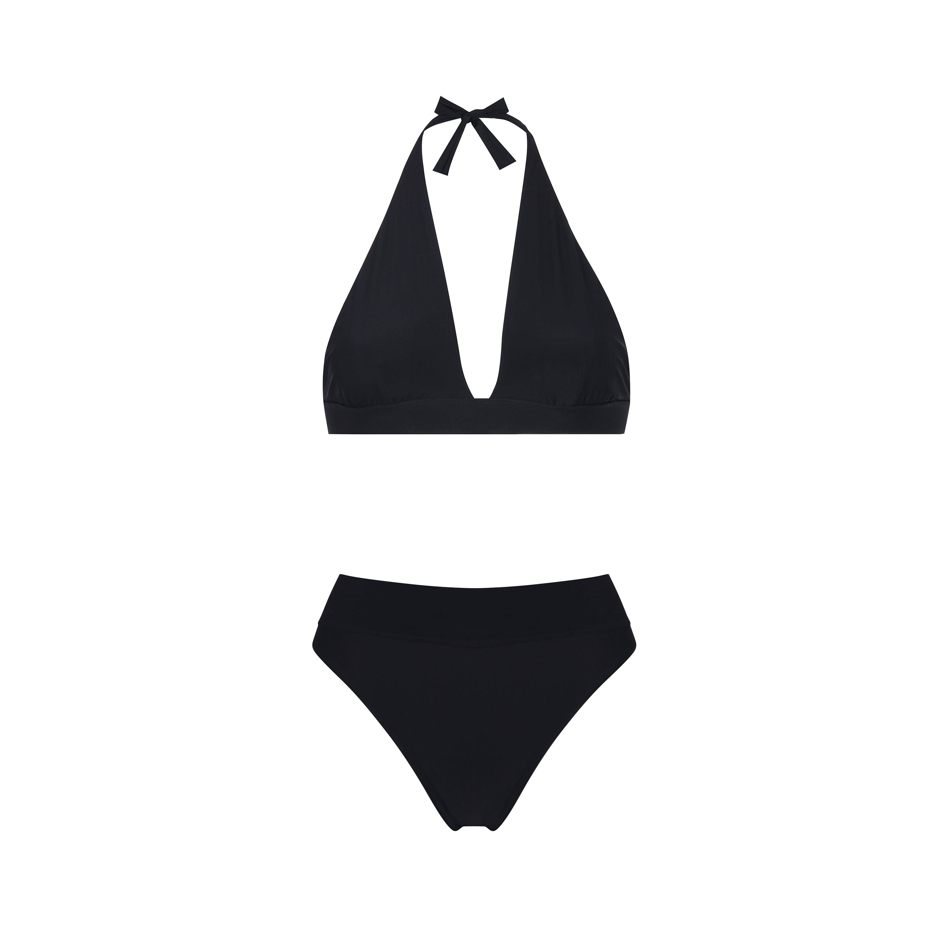 . BIKINI BOTTOM LISO HIGH RISE BOTTOM CLASSIC BLACK