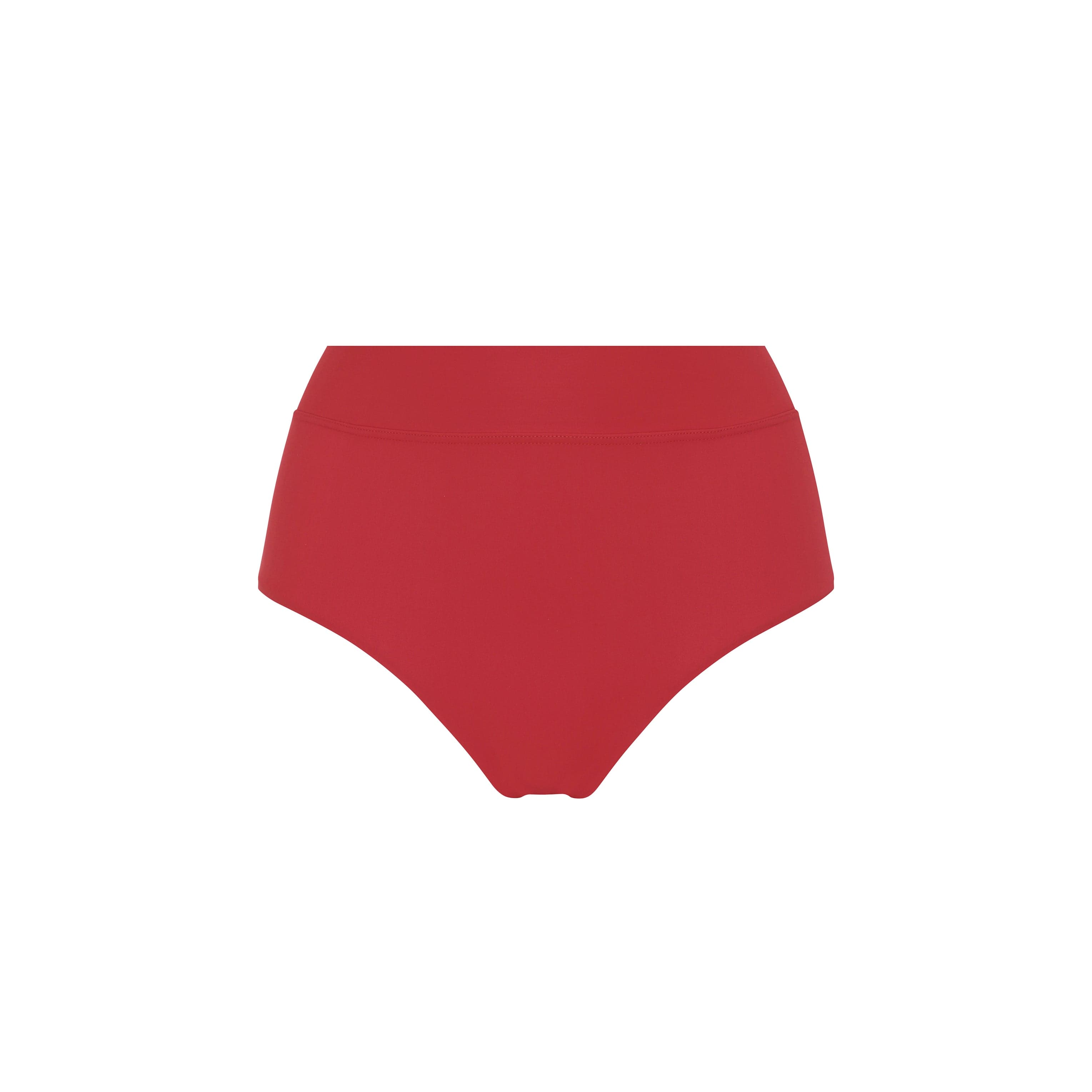 . BIKINI BOTTOM LISO HIGH RISE CLASSIC BOTTOM CLASSIC RED