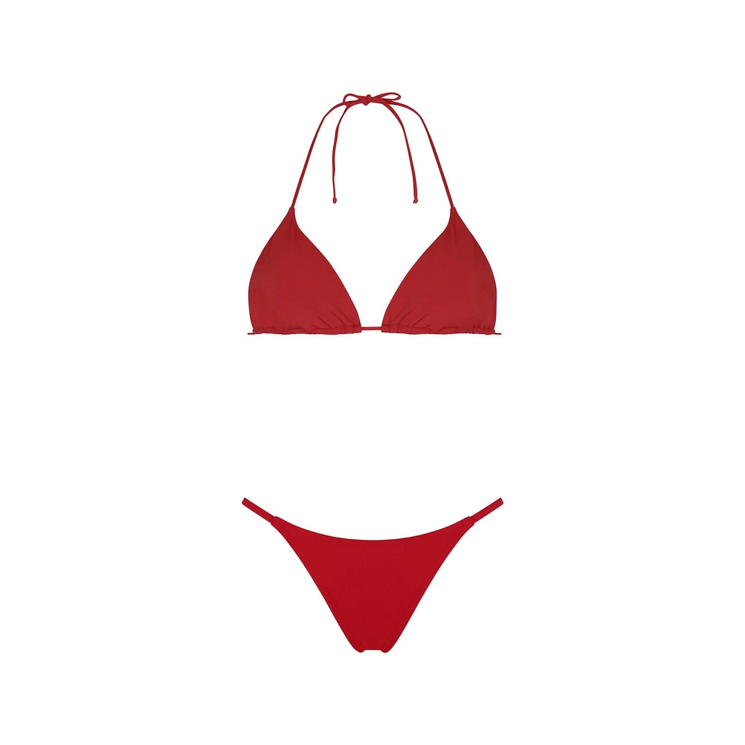 . BIKINI BOTTOM LISO STRING BOTTOM CLASSIC RED