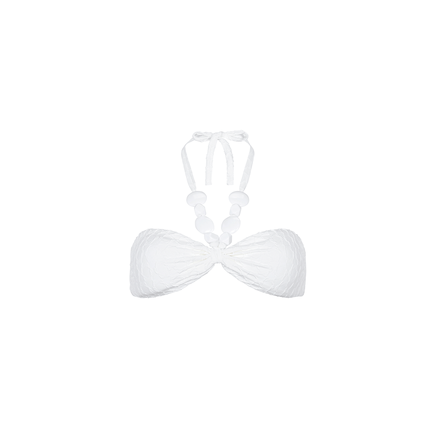 . BIKINI TOP 26 BANDEAU TOP BLANC 90A
