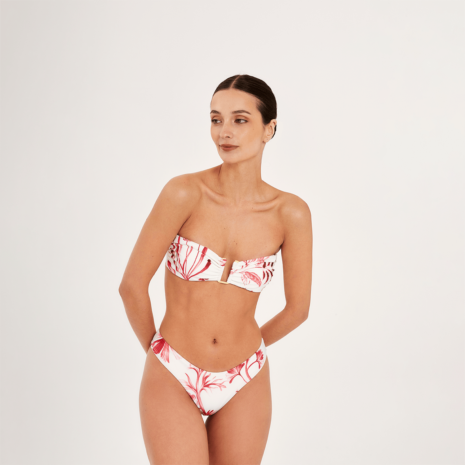 . BIKINI TOP 26 BANDEAU TOP ROUGE 75A