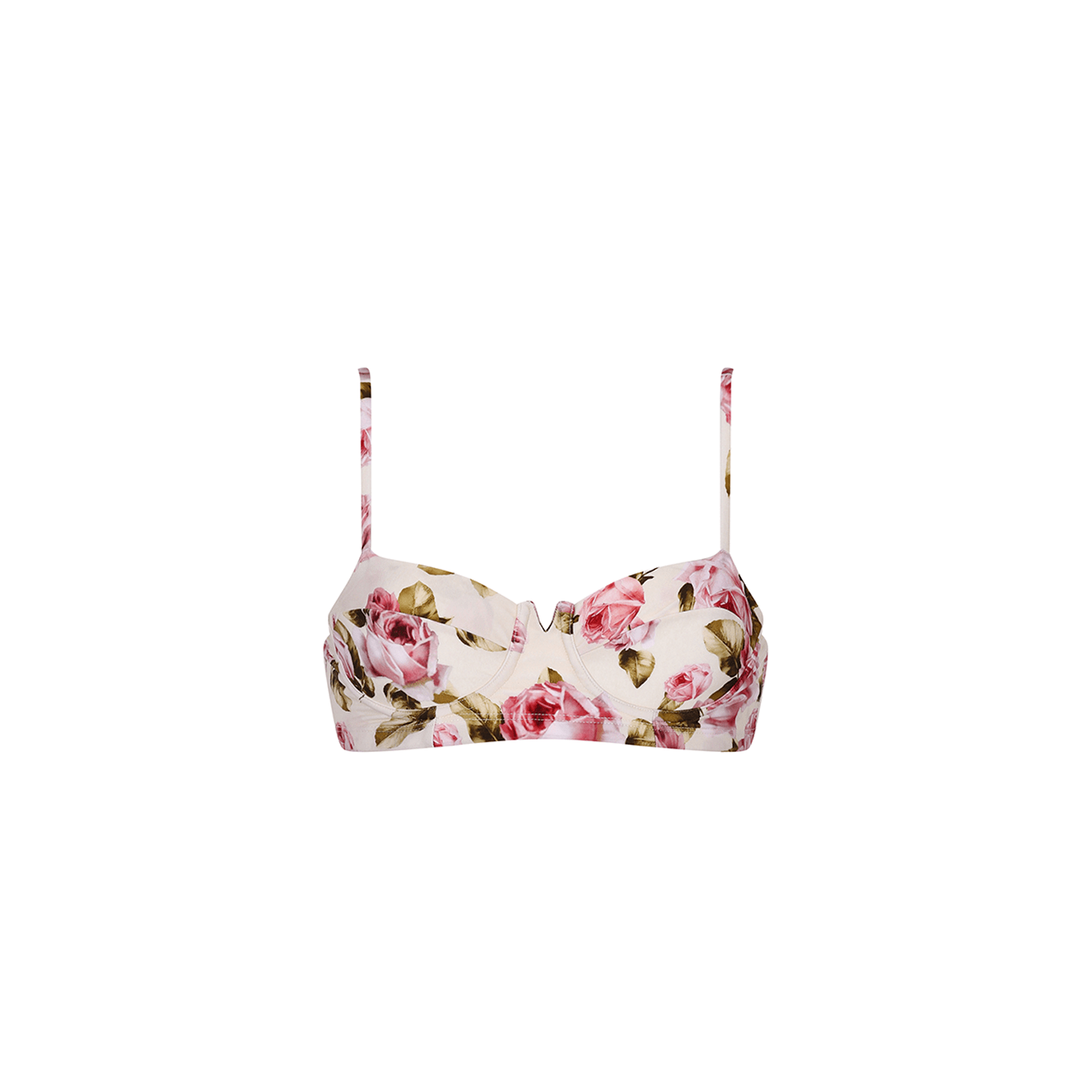 . BIKINI TOP 26 SHORT BUSTIER TOP ROSE 80