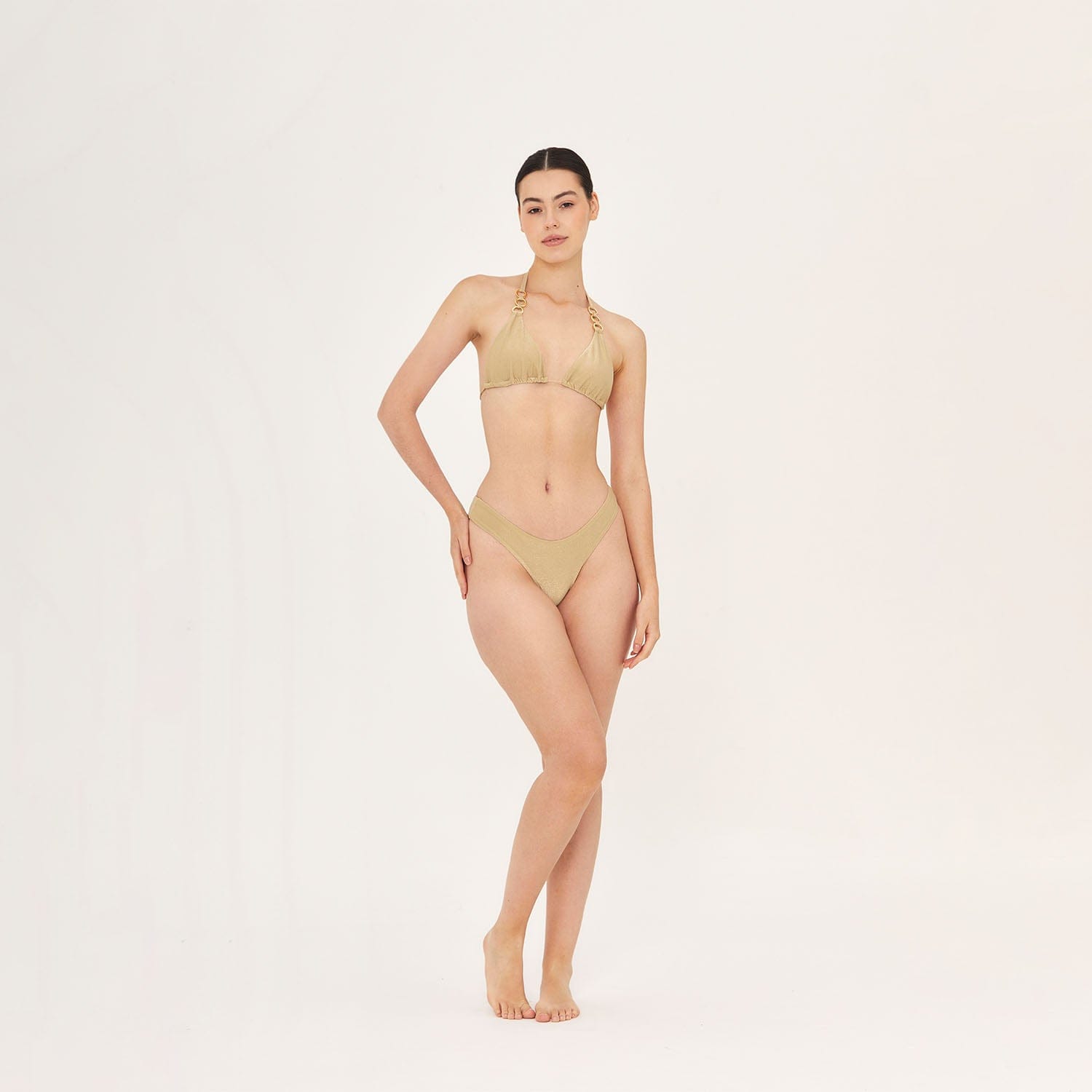 . BIKINI TOP 26 Triangle Top Doree 92