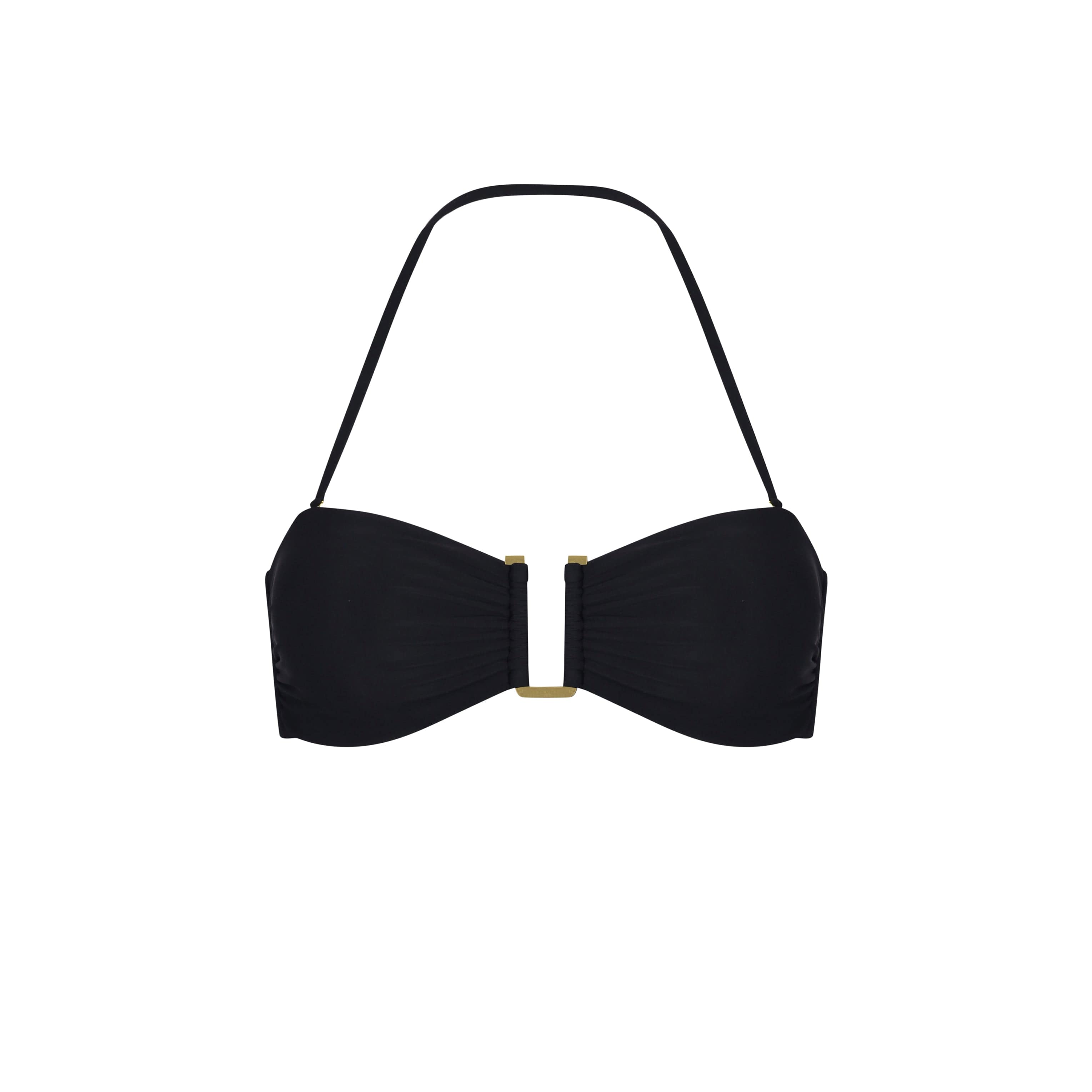 . BIKINI TOP LISO BANDEAU TOP CLASSIC BLACK