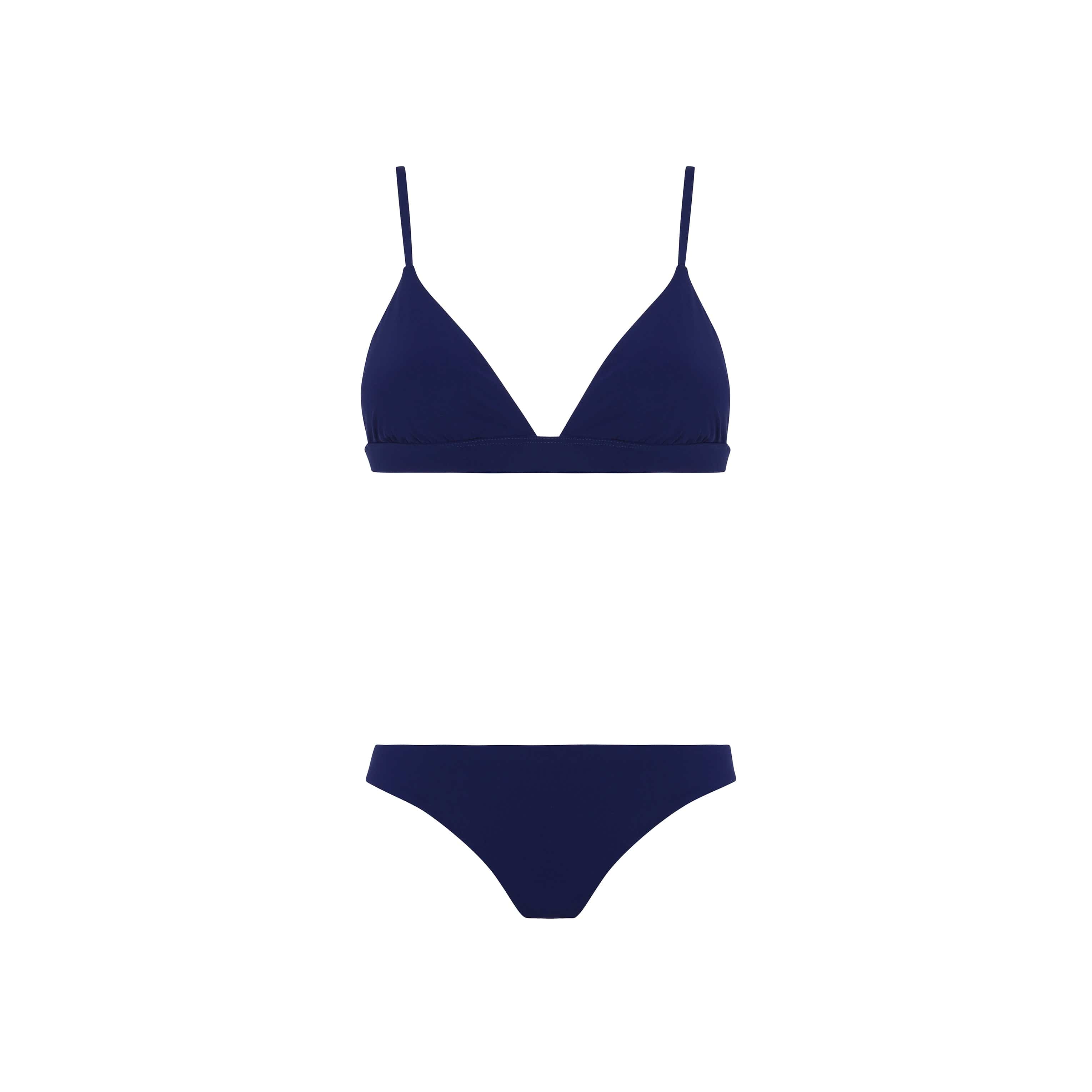 . BIKINI TOP LISO HALTER TOP BLUE