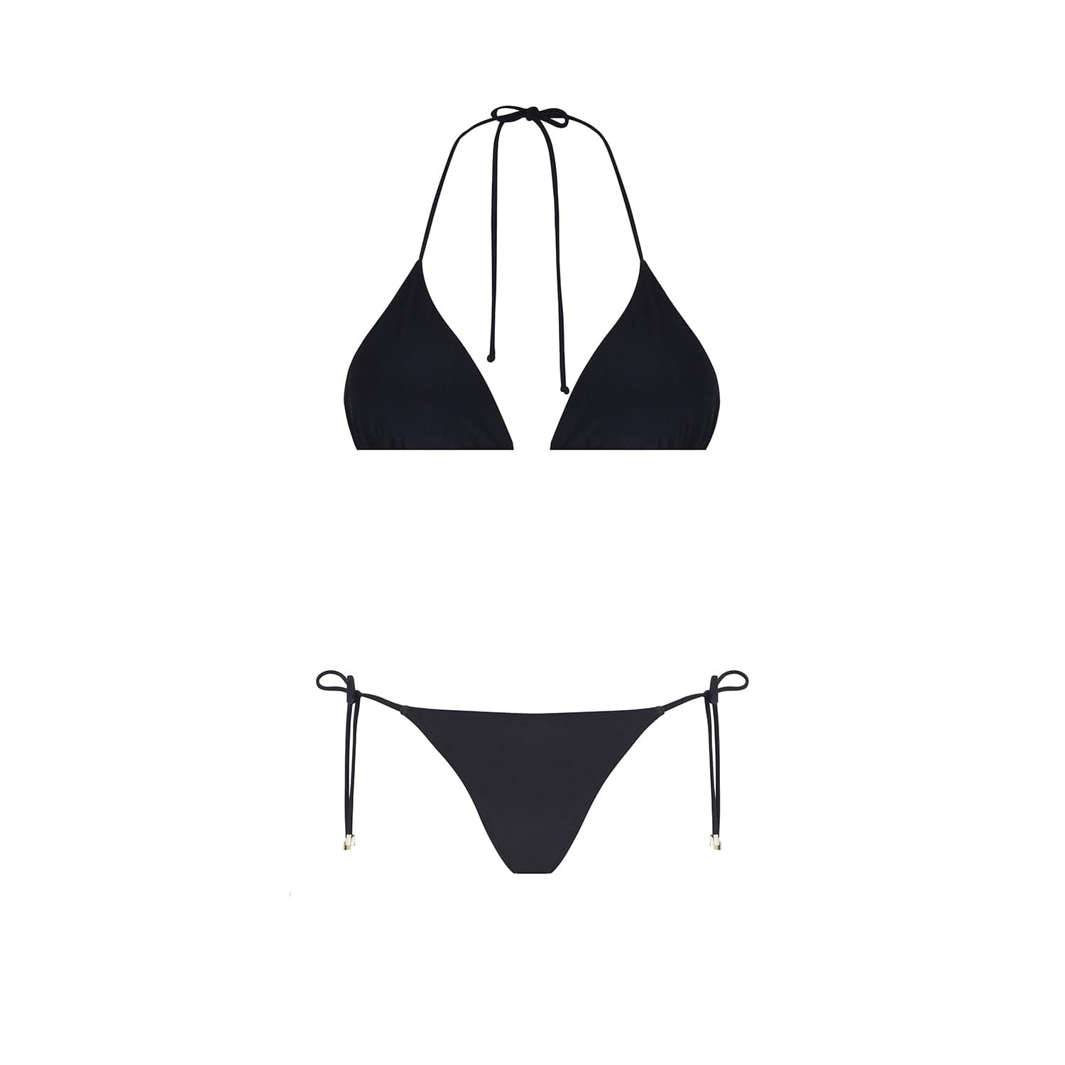 . BIKINI TOP LISO TRIANGLE TOP CLASSIC BLACK