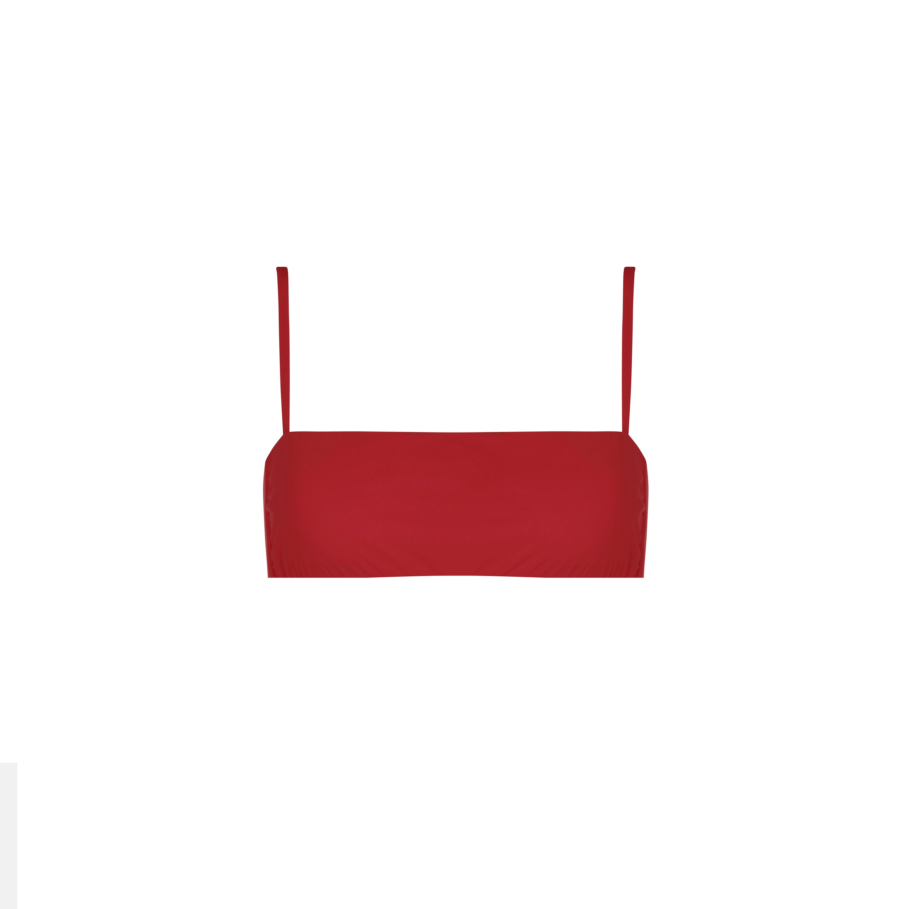 . BIKINI TOP LISO XL BANDEAU TOP CLASSIC RED