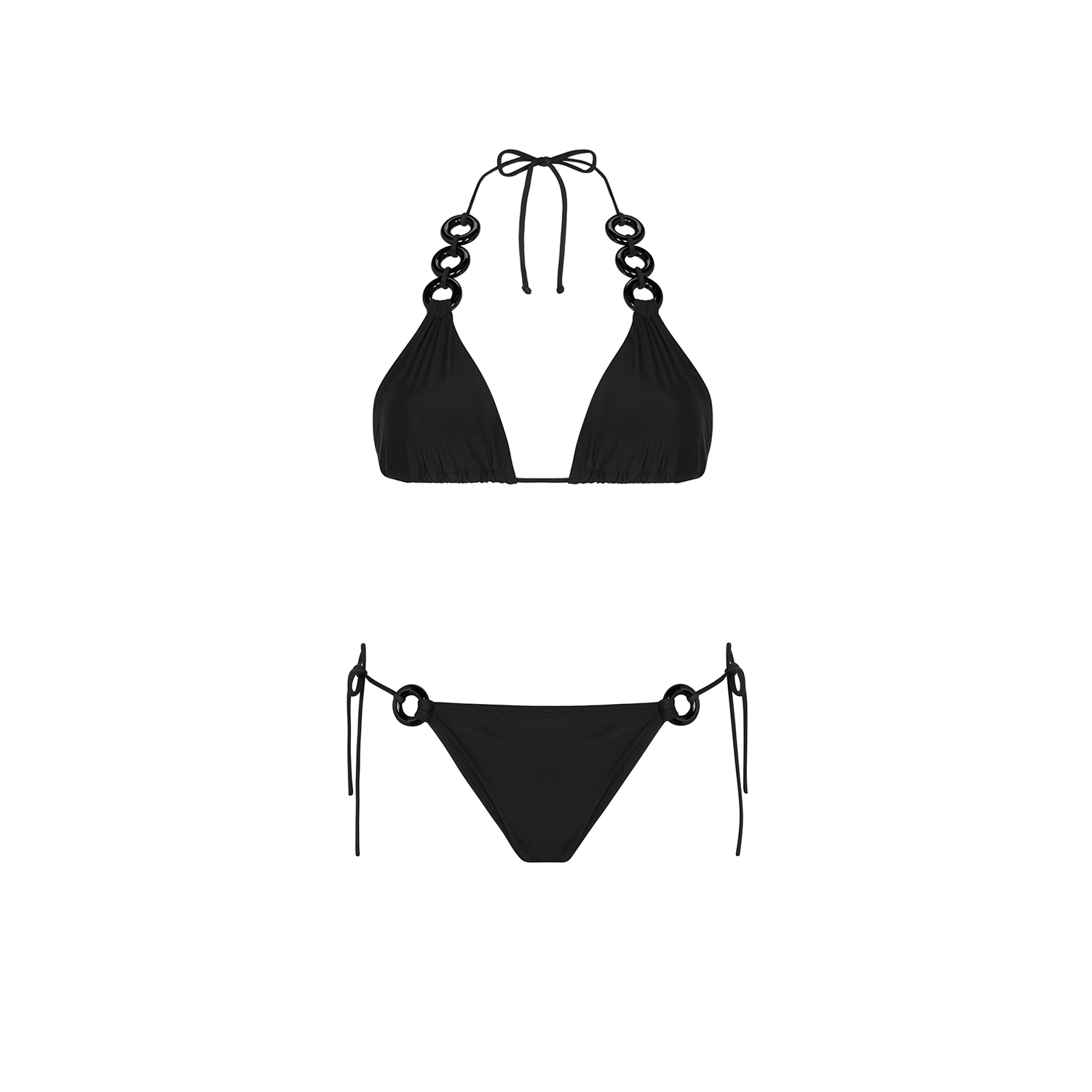 . BIKINI TOP Triangle Top Black