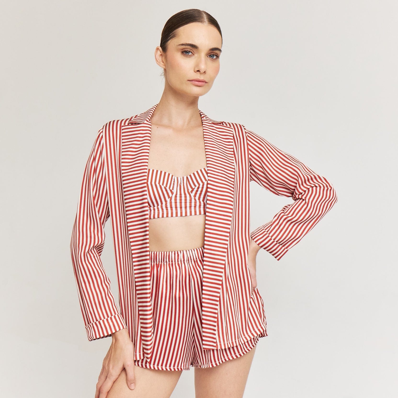 . BLOUSE 24 BLAZER VISCOSE & SILK ST TROPEZ