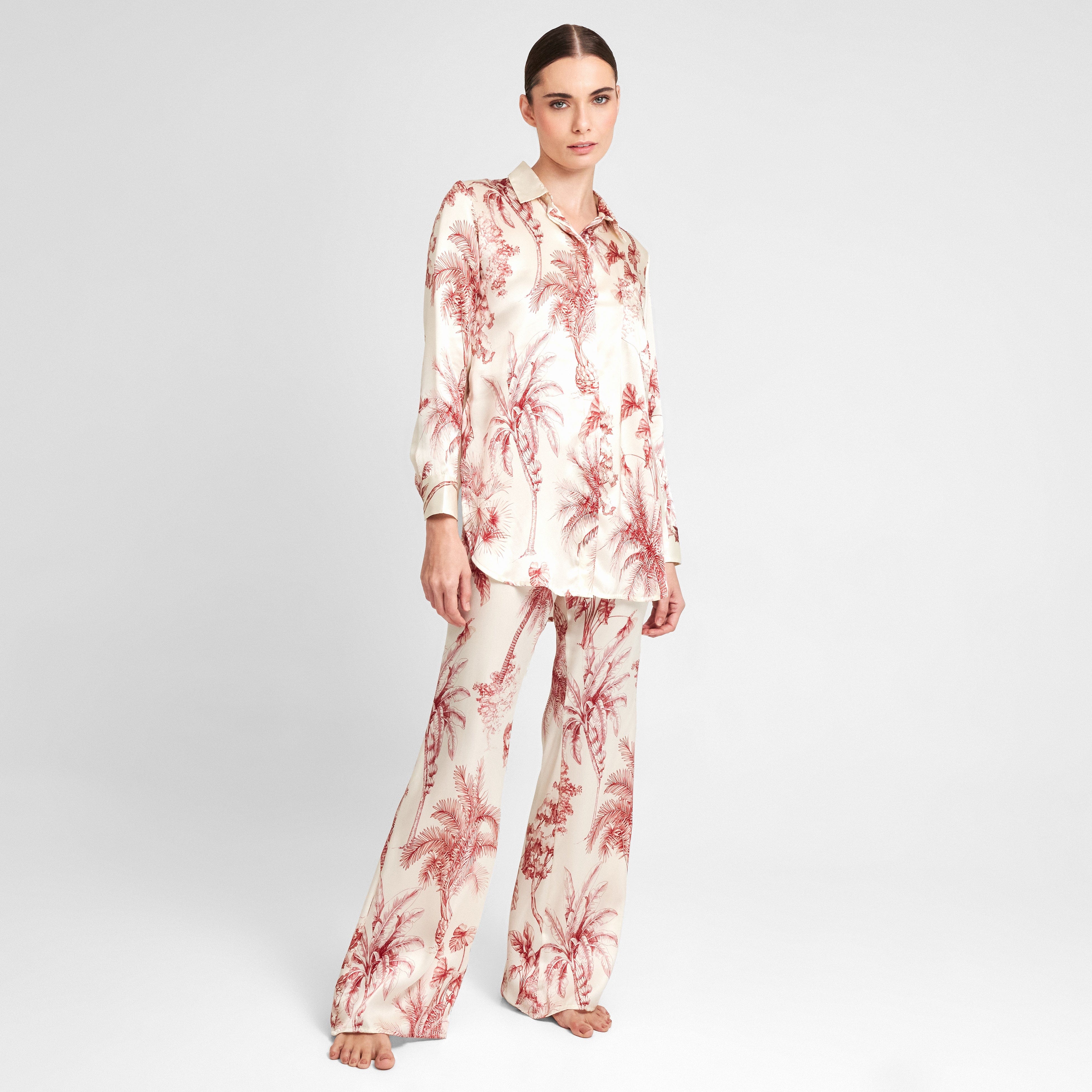 . BLOUSE 24 SHIRT 100% SILK PROVENCE