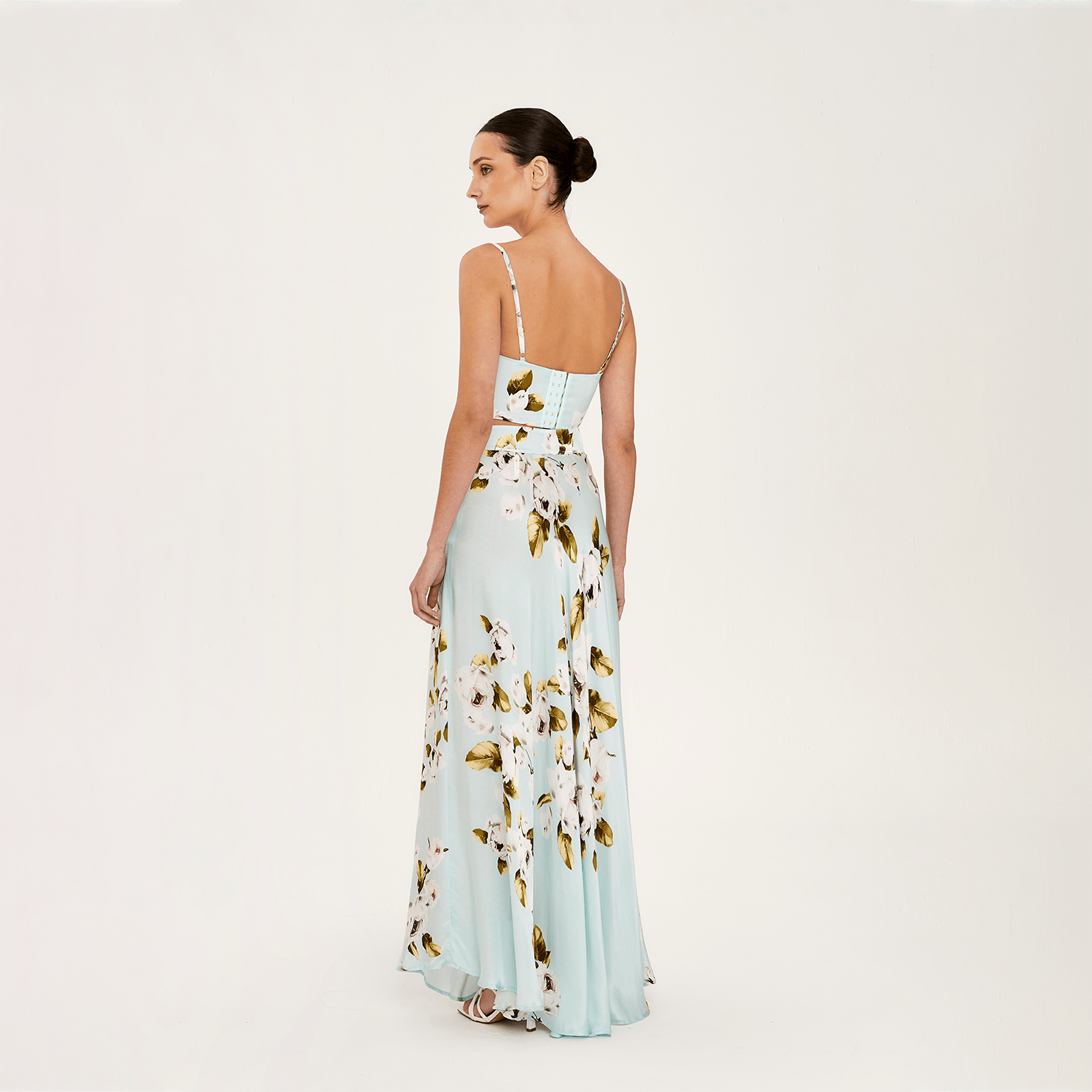 . BLOUSE 26 BUSTIER SILK VISCOSE JARDINS 419