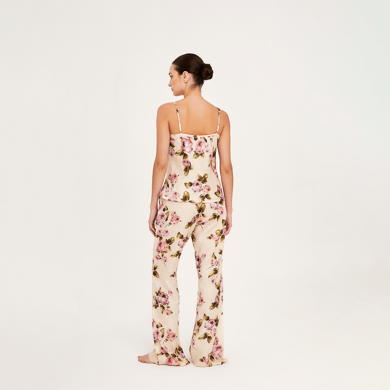 . BLOUSE 26 CAMISOLE 100% LINEN ROSE 421