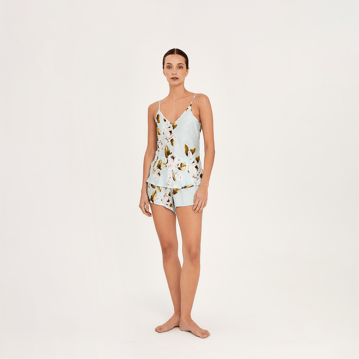 . BLOUSE 26 CAMISOLE 100% SILK JARDINS 421