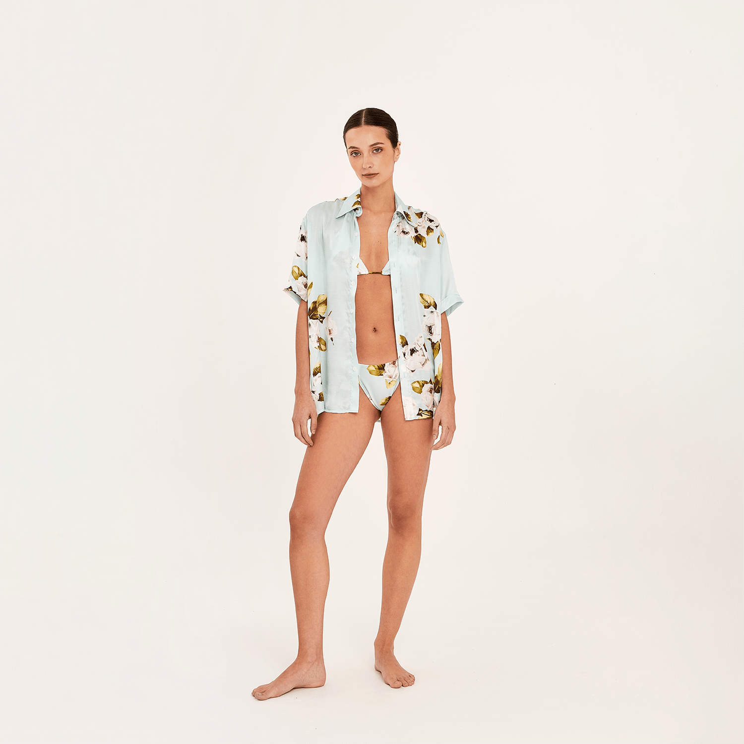 . BLOUSE 26 MENS SHIRT SILK VISCOSE JARDINS 551