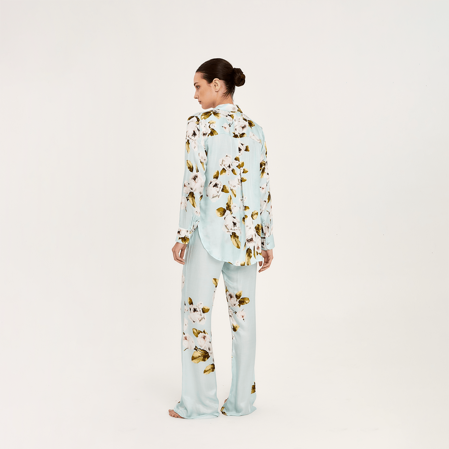 . BLOUSE 26 SHIRT 100% SILK JARDINS 444 S