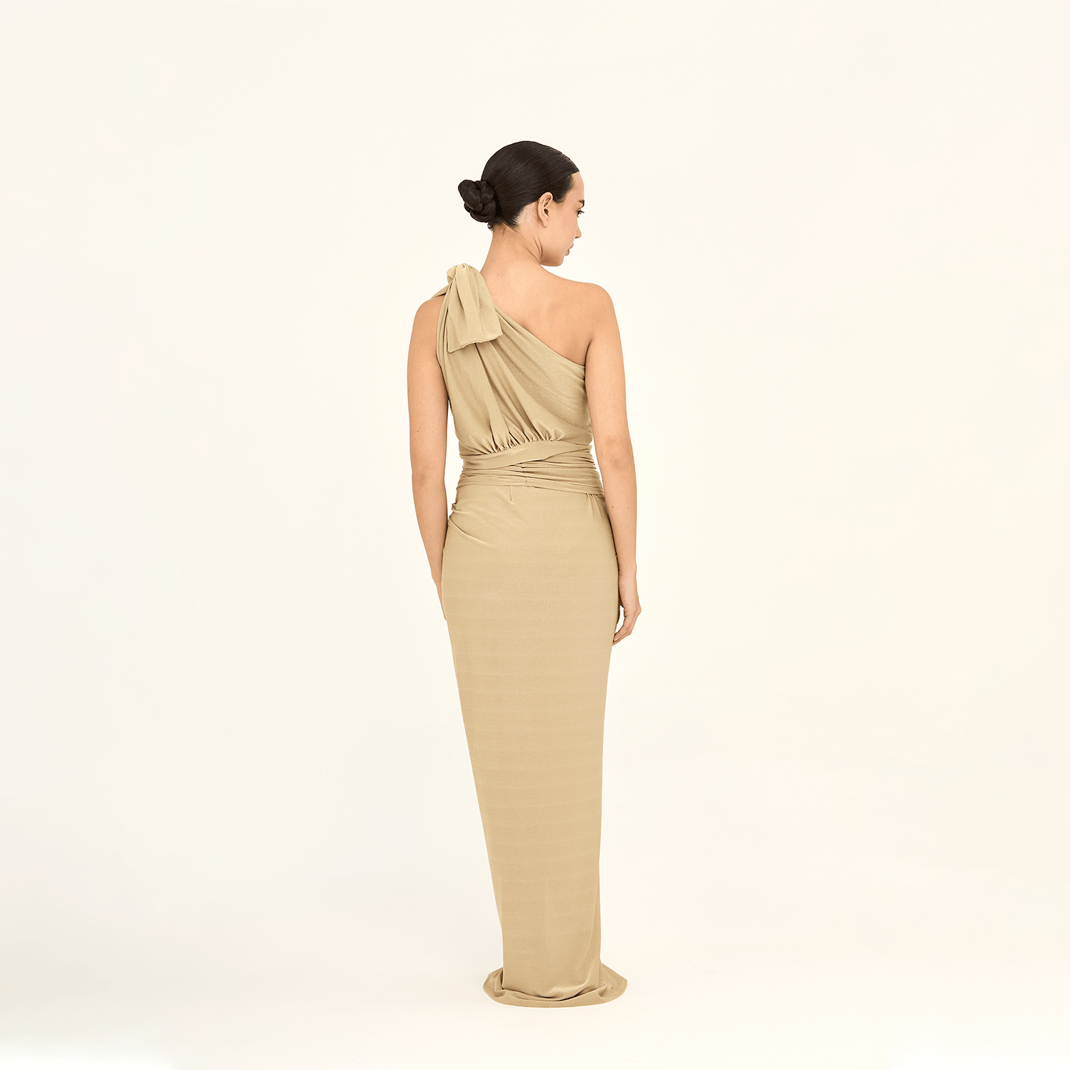 Doree Aguaclara | Doree - Set One Shoulder Blouse & Long Skirt