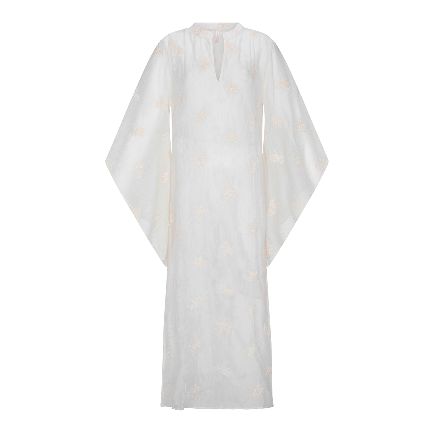 . DRESS 26 LONG KAFTAN COTTON VISCOSE LA PERLE 351