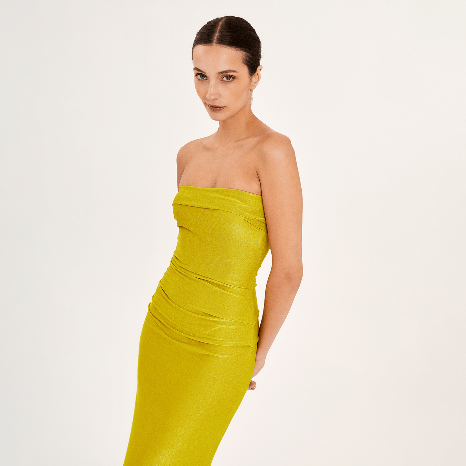 . DRESS 26 MIDI DRESS LIME 292