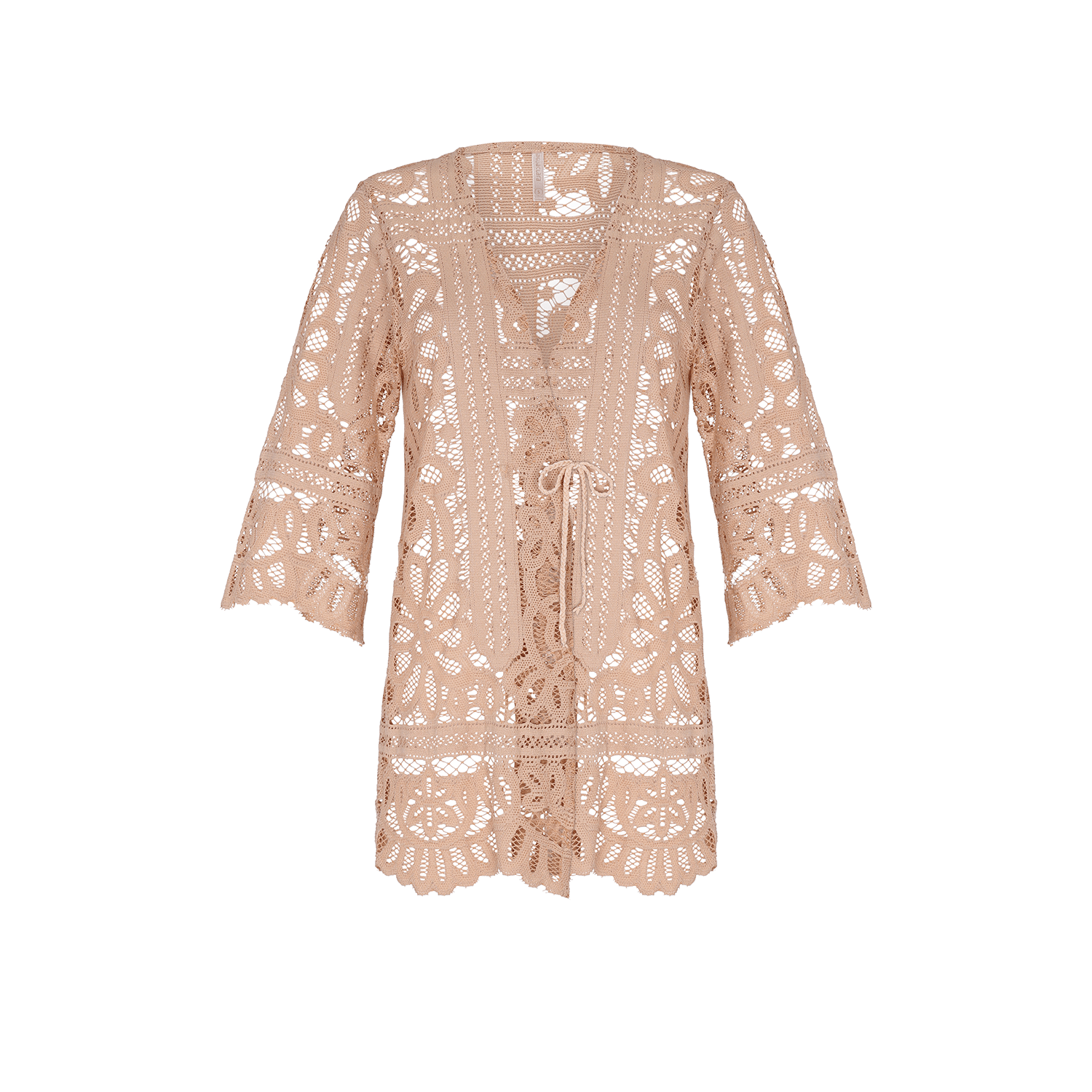 Wrap Dress with 3/4 Sleeves