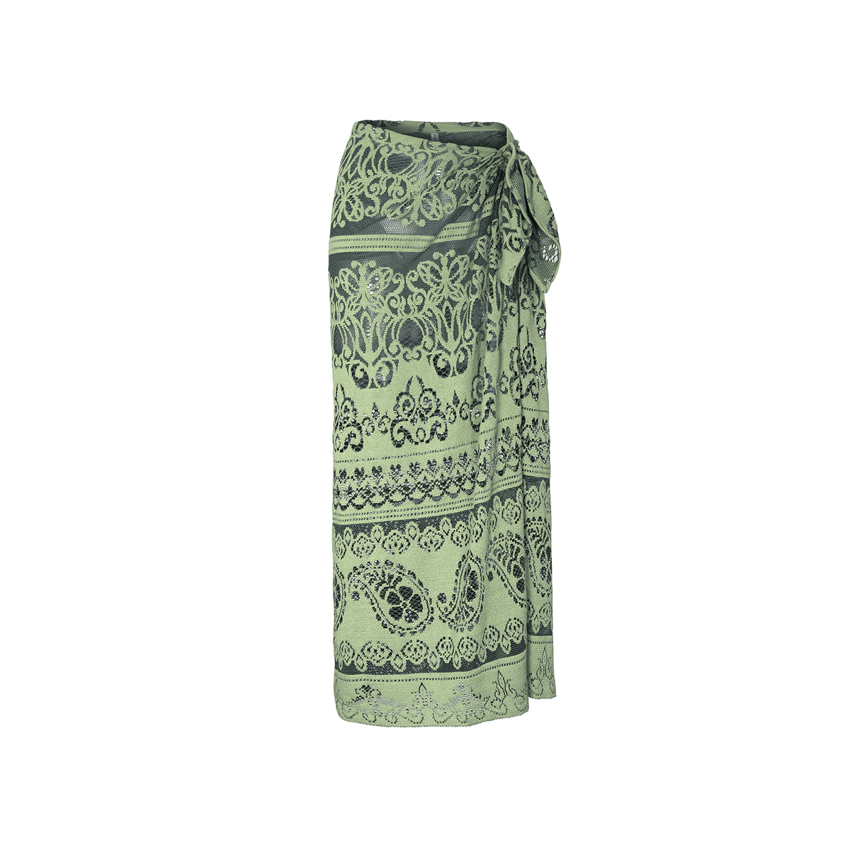 GREEN LOTUS SKIRT 27 Aguaclara | Wrap Skirt Green Lotus