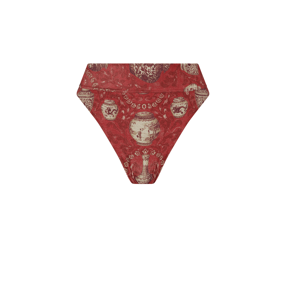 IMPERIAL RED BIKINI BOTTOM 27 Aguaclara | High Rise Bikini Bottom Imperial Red