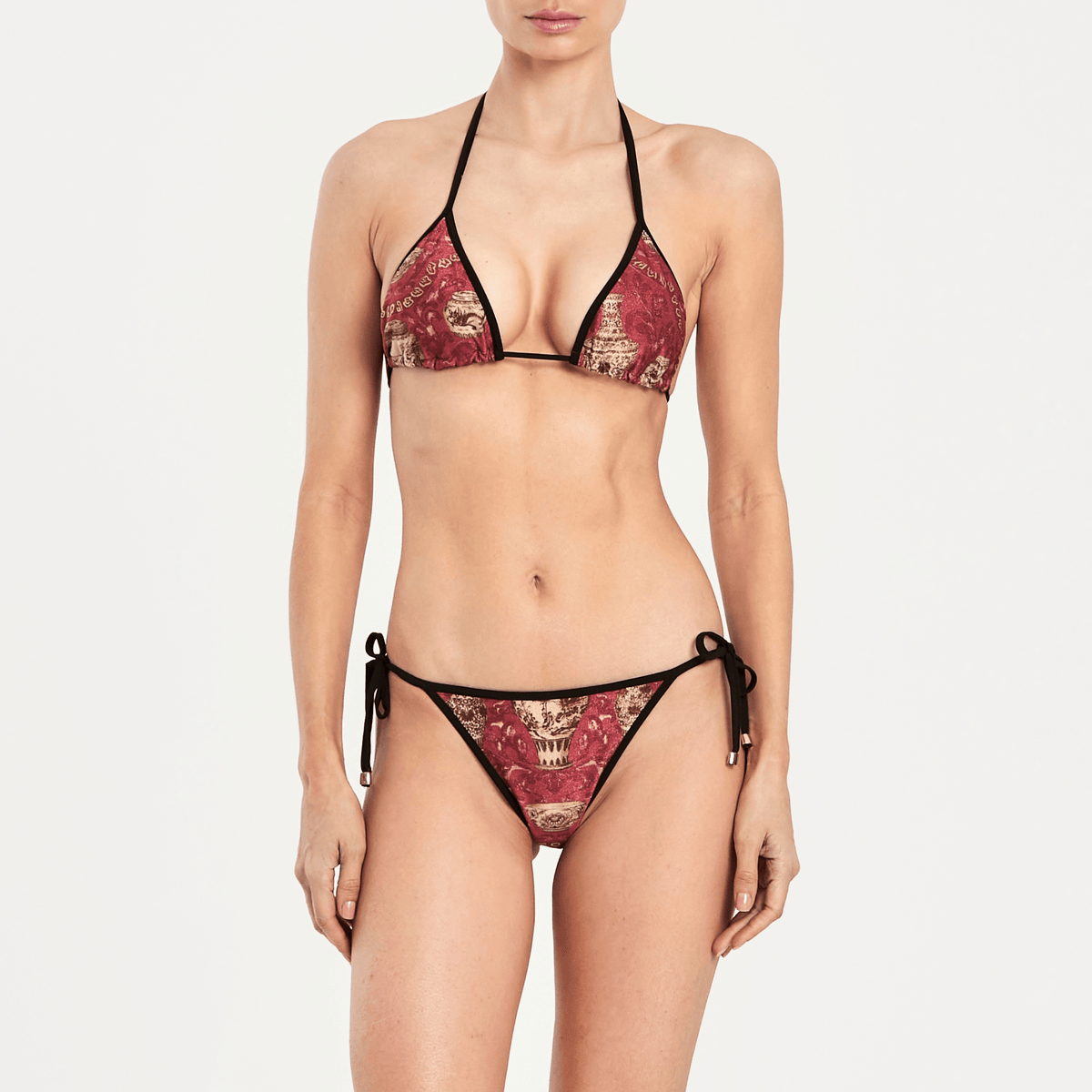 IMPERIAL RED BIKINI BOTTOM 27 Aguaclara | Side Tie Classic Bikini Bottom Imperial Red