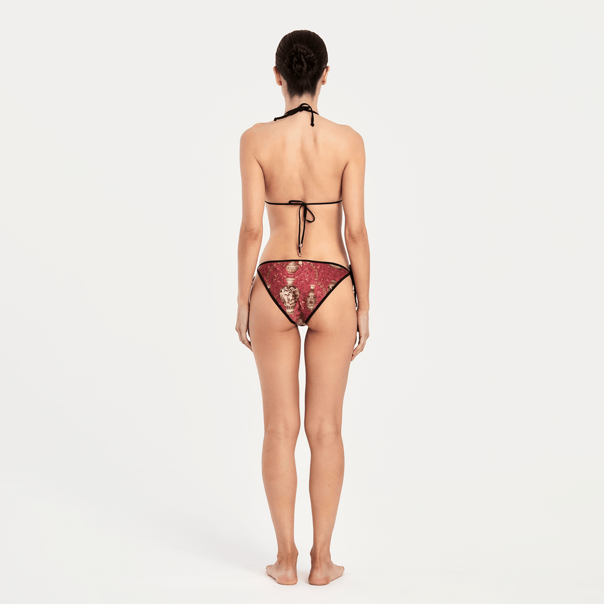IMPERIAL RED BIKINI BOTTOM 27 Aguaclara | Side Tie Classic Bikini Bottom Imperial Red