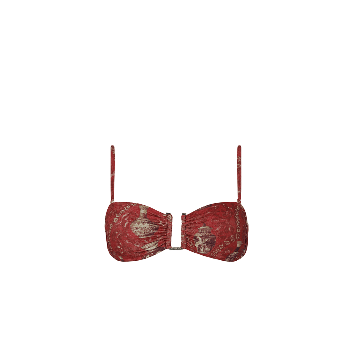 IMPERIAL RED BIKINI TOP 27 Aguaclara | Bandeau Bikini Top Imperial Red