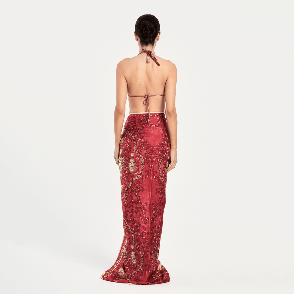IMPERIAL RED PAREO U Aguaclara | Pareo / Scarf Imperial Red
