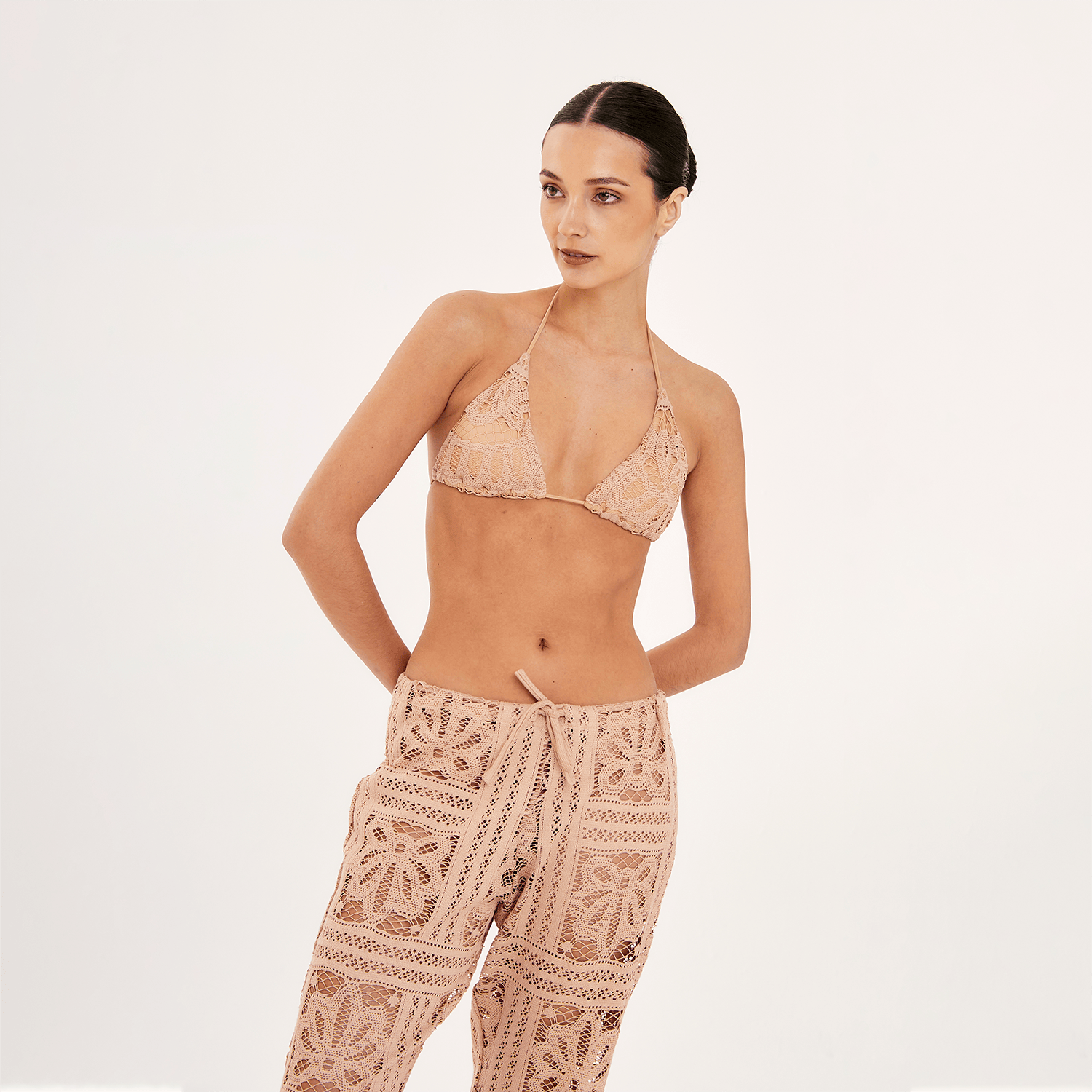 . PANTS 26 PANTS COTTON PA SAND 496