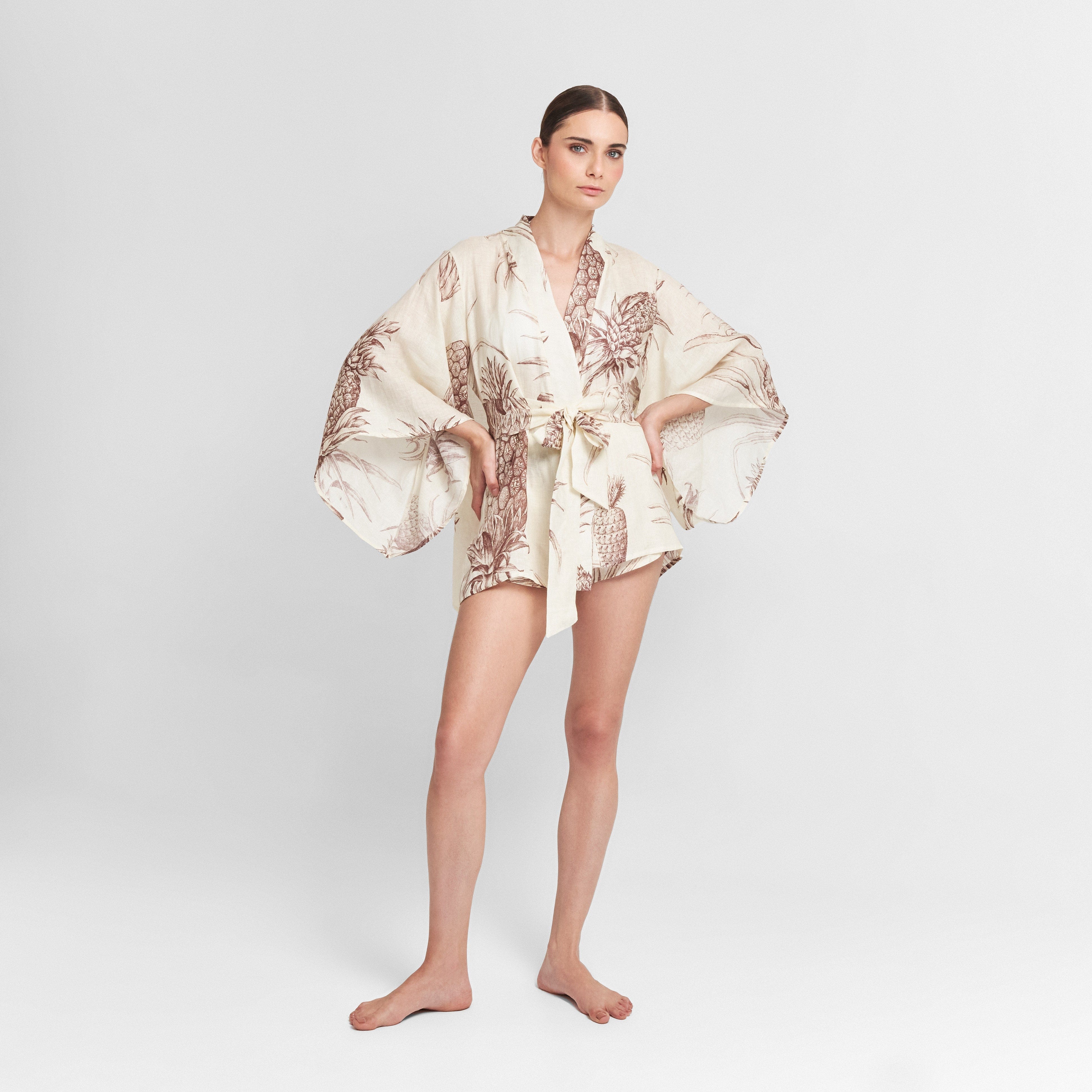 . SHORT 24 SHORT 100% LINEN PIÑA