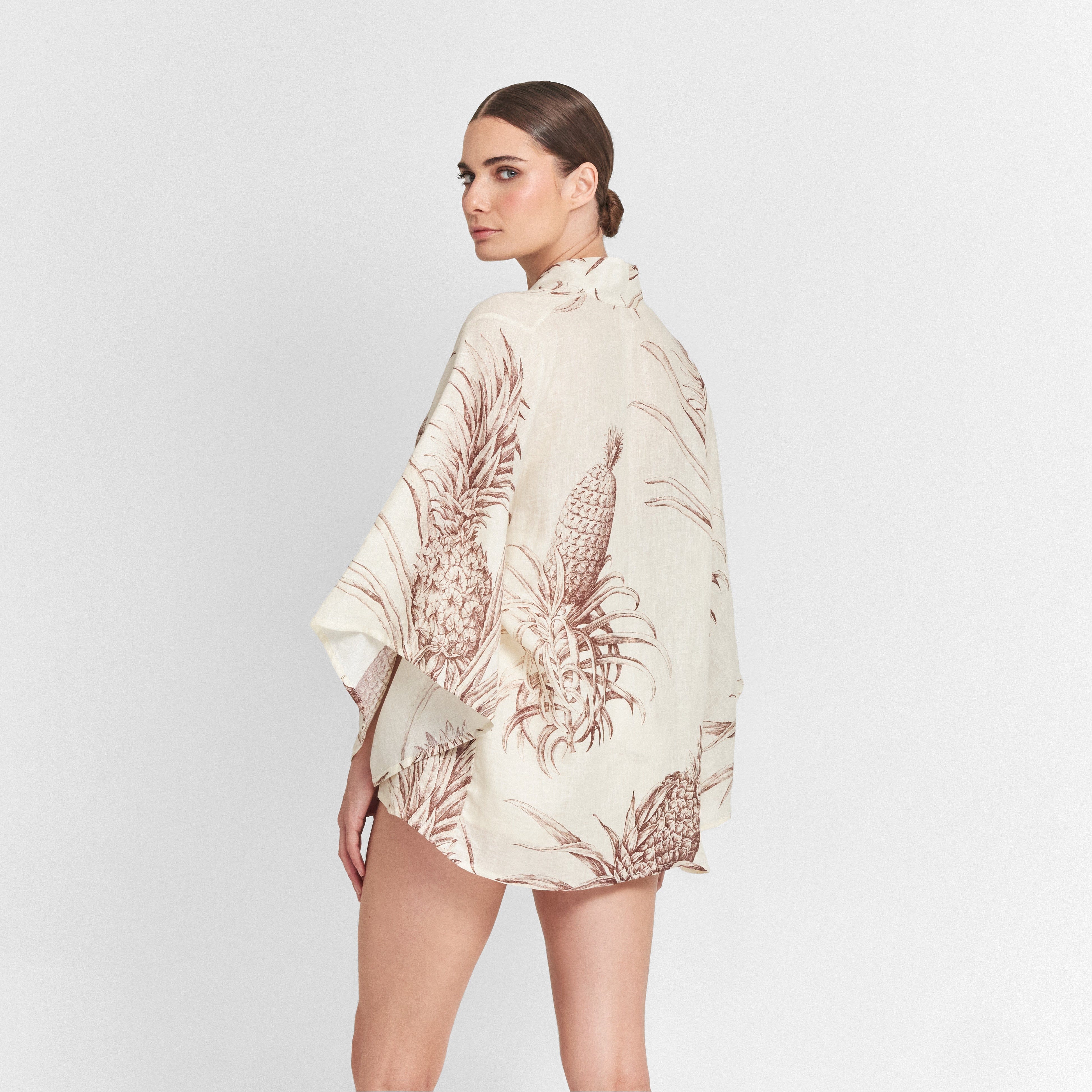 . SHORT 24 SHORT 100% LINEN PIÑA