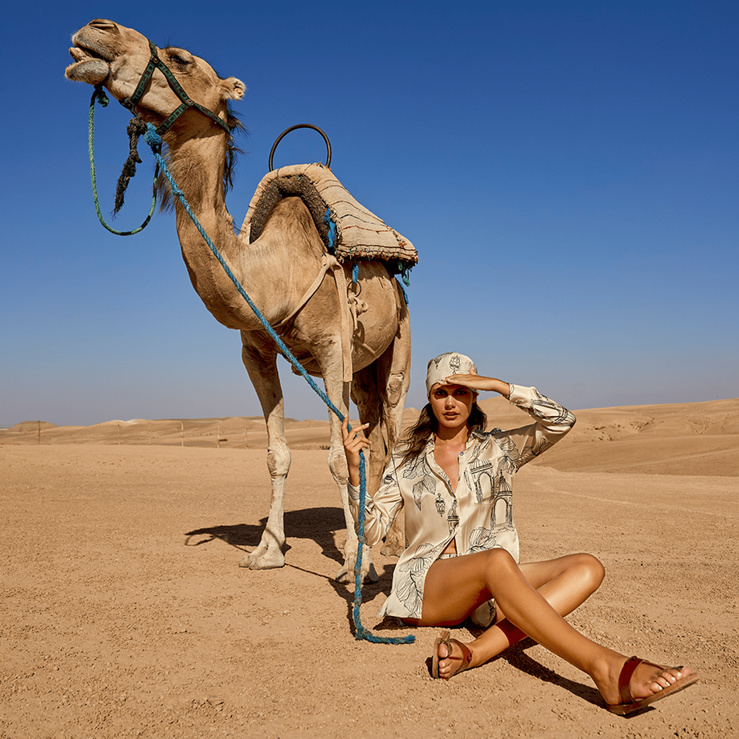 . SHORT 26 SHORT 100% SILK CAMEL 451