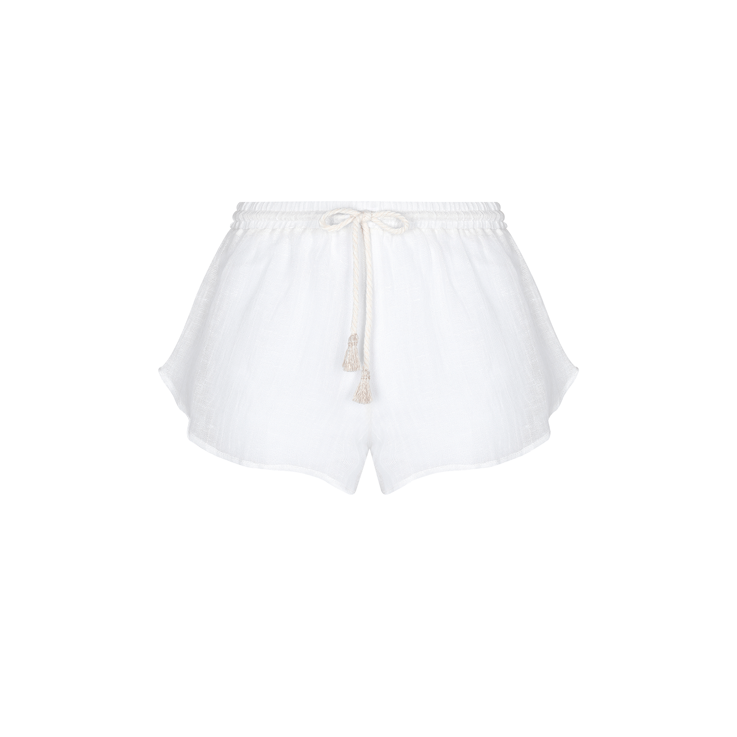 . SHORT 26 SHORT COTTON LINEN BLANC 452
