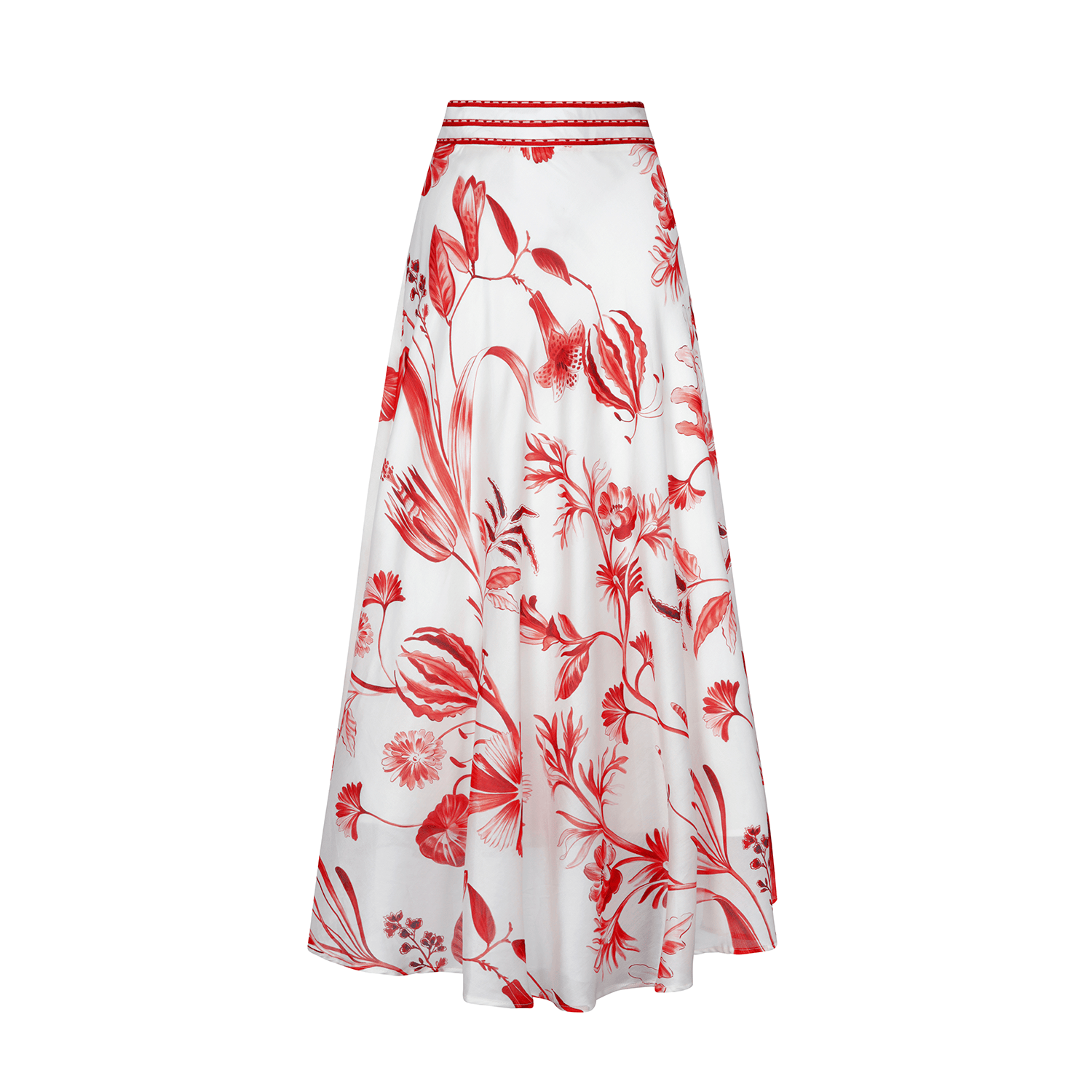 . SKIRT 26 Maxi Skirt Cotton Silk Rouge 528A