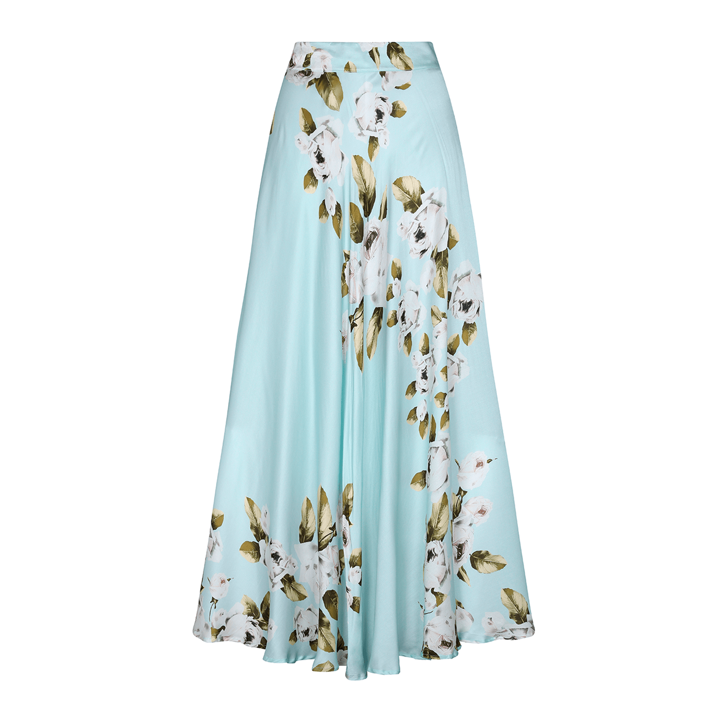 . SKIRT 26 MAXI SKIRT SILK VISCOSE JARDINS 528A