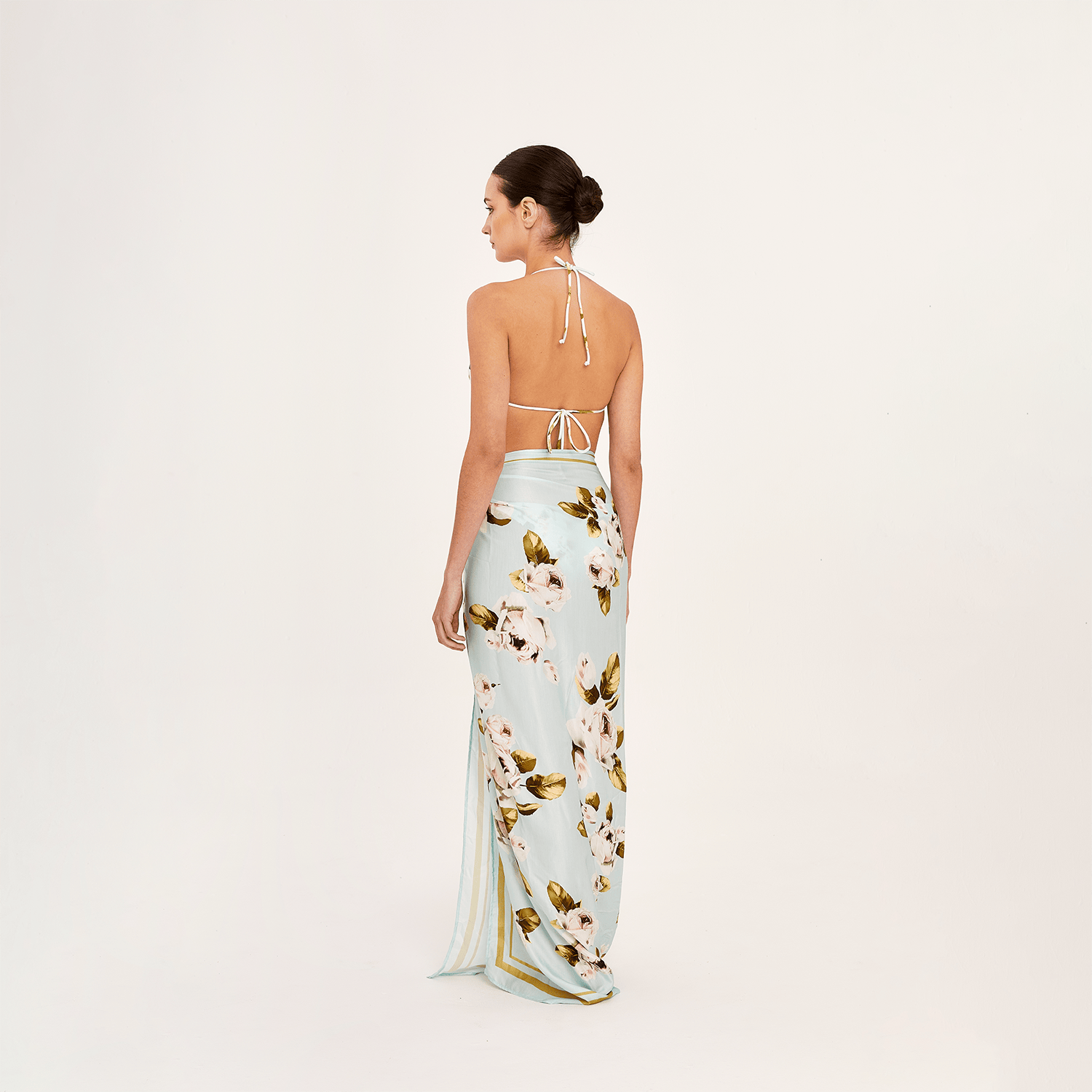 . SKIRT 26 U PAREO / SCARF SILK VISCOSE JARDINS 500