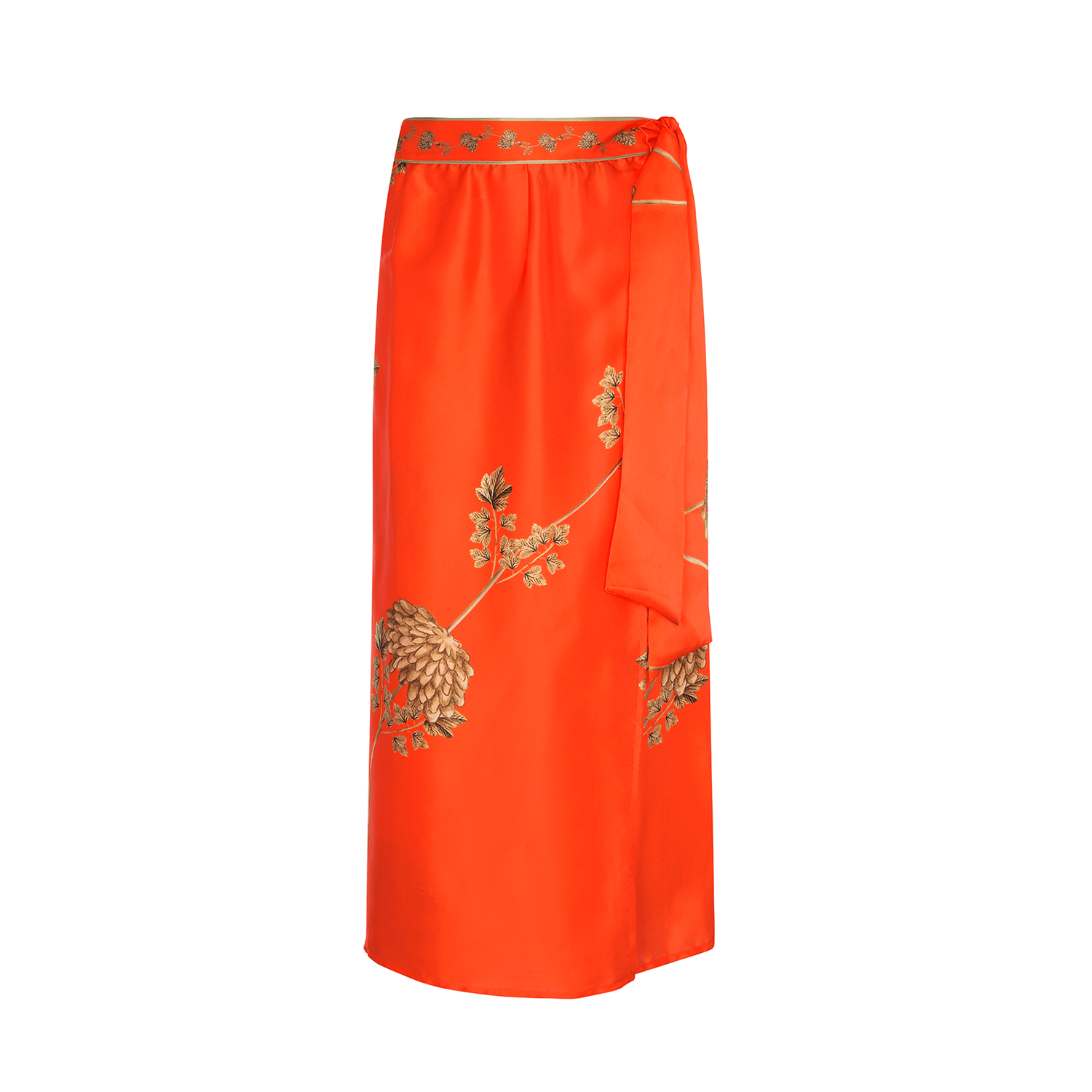 . SKIRT 26 WRAP SKIRT 100% SILK RIAD 527