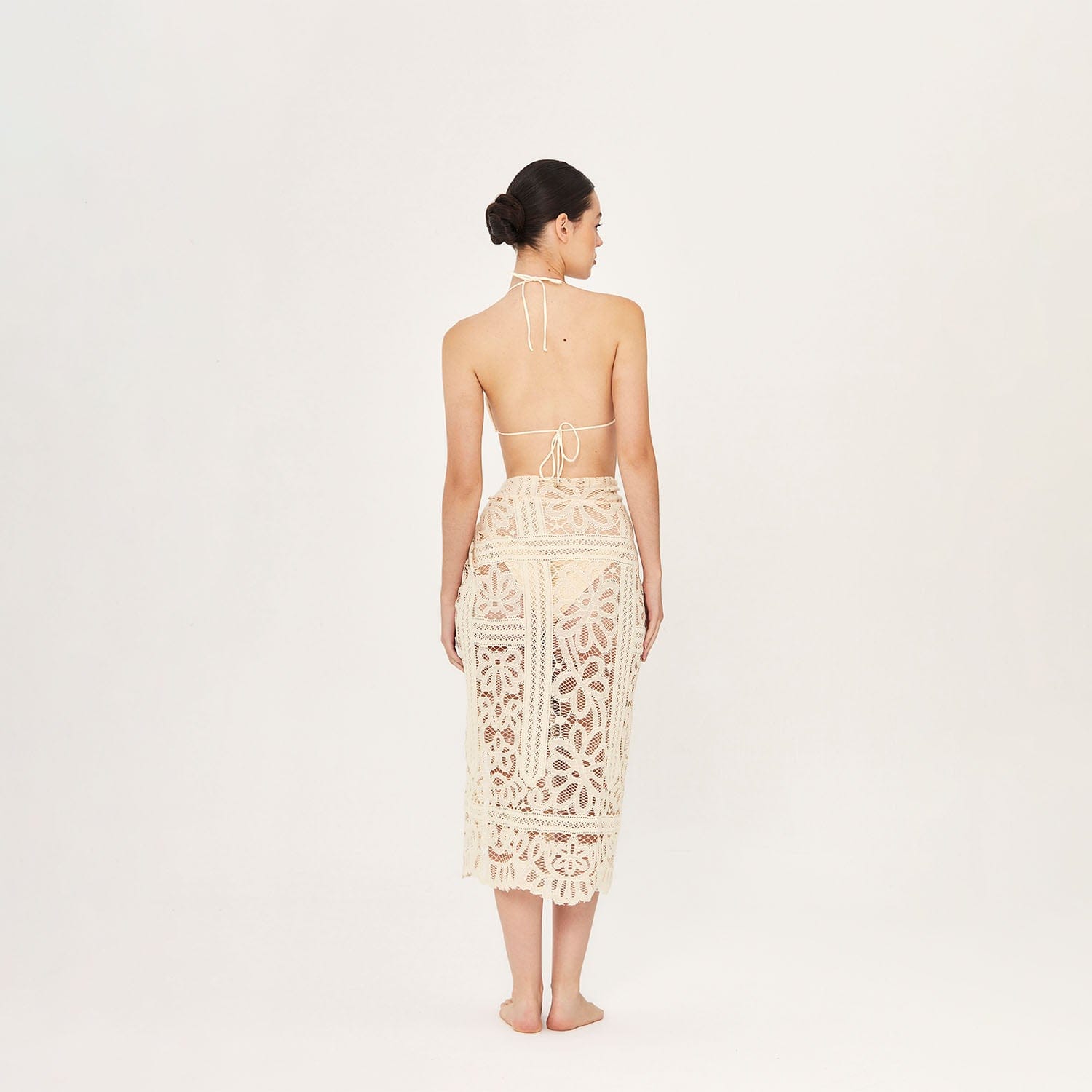 . SKIRT 26 WRAP SKIRT COTTON PA LA PERLE 507