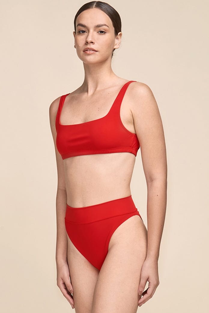 . BIKINI TOP 23 2023 AGUACLARA SWIMWEAR RED BRALETTE SPORT BIKINI TOP ROJO 44