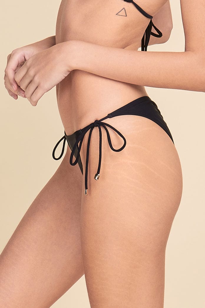 . BIKINI BOTTOM 23 2023 AGUACLARA DESIGNER SWIMWEAR BLACK SIDE TIE BIKINI BOTTOM 13