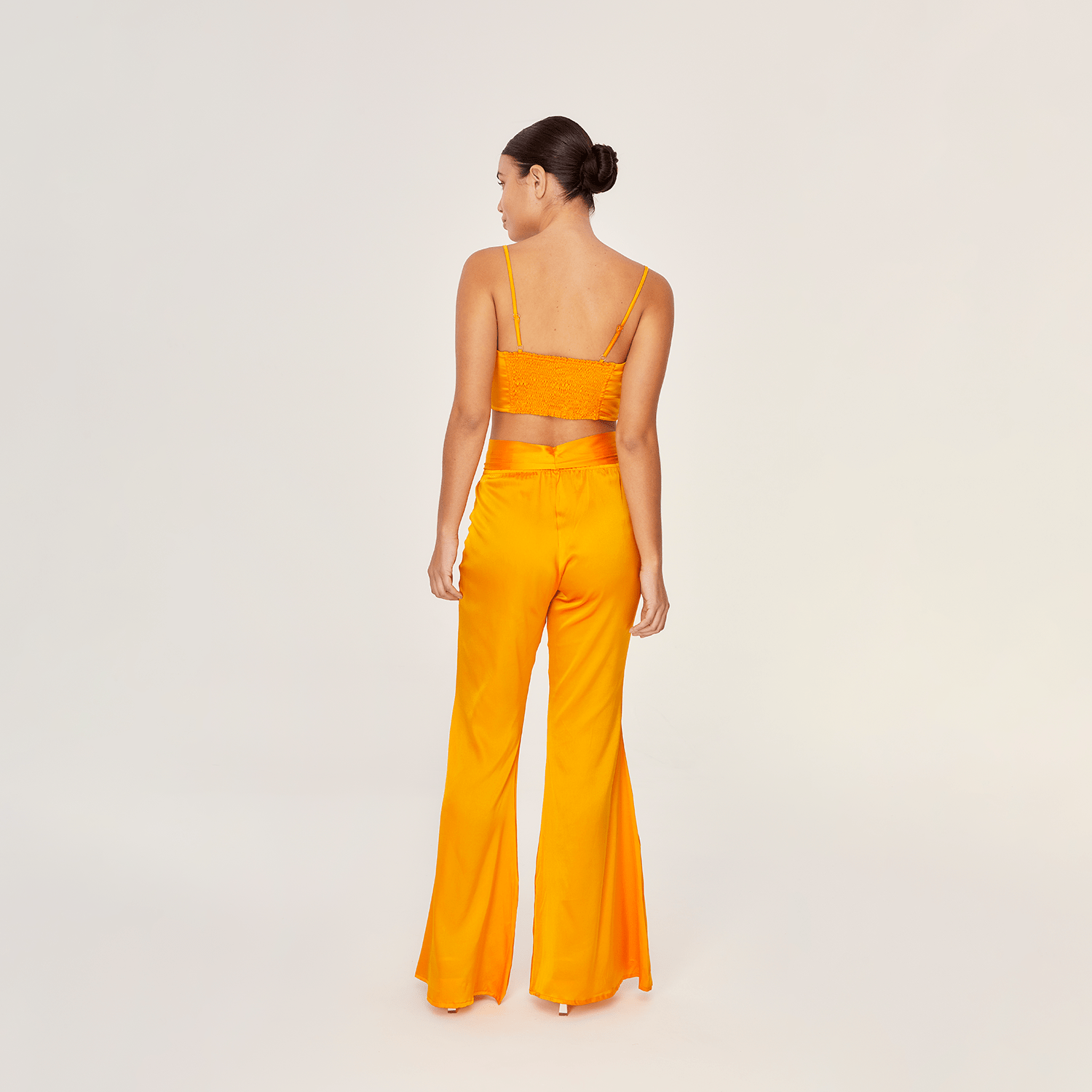 . PANTS 25 PANTS SILK ELASTANE PAPAYA 477