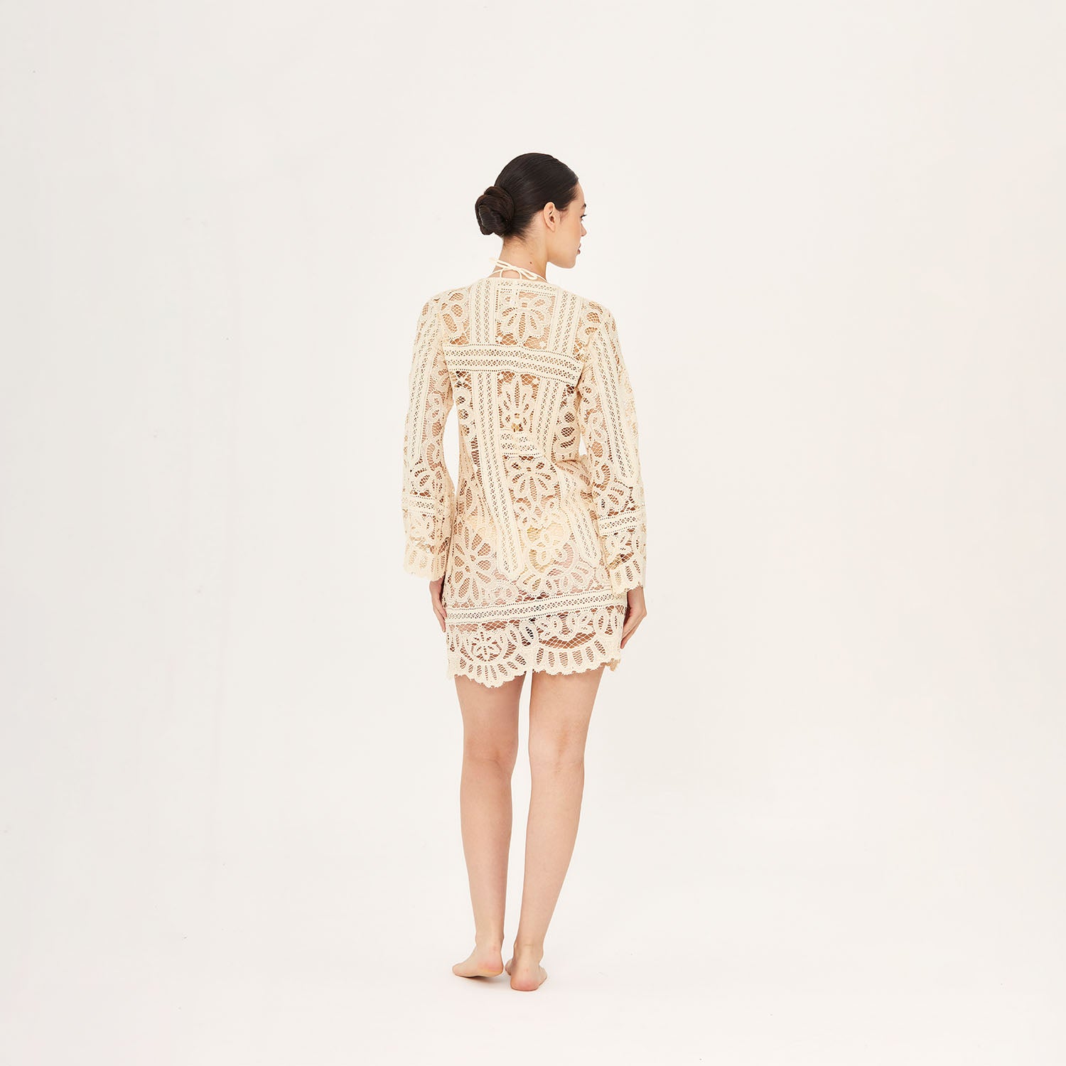 OPEN DRESS COTTON PA LA PERLE 288